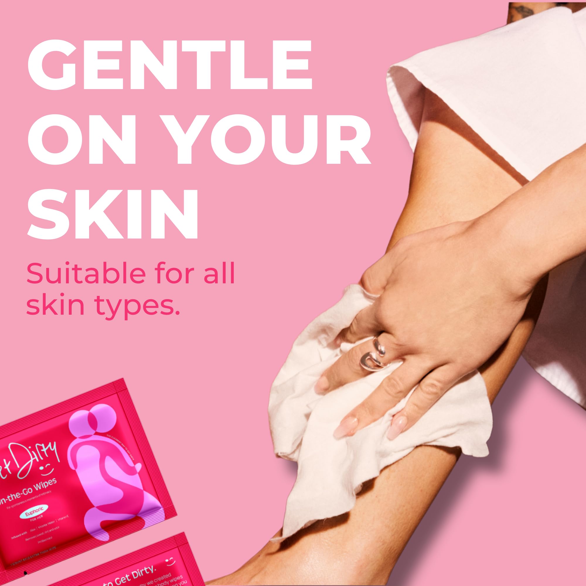 Get Dirty Wipes For Women - Easy, Discreet, Effective Intimate Wipes, Full Body Feminine Wipes Get Dirty
