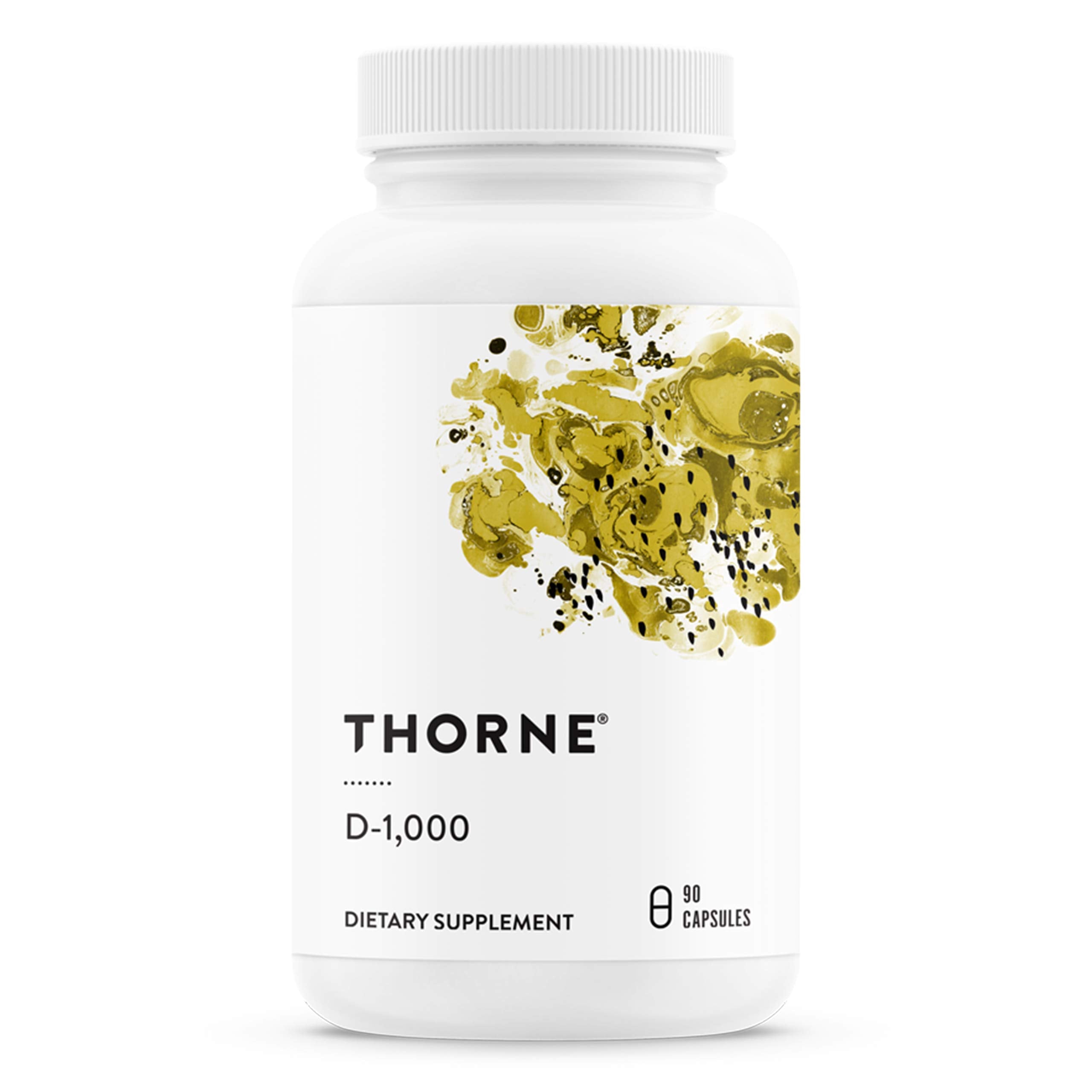 THORNE Vitamin D-1000 - Vitamin D3 Supplement - 1,000 IU - Support Healthy Bones