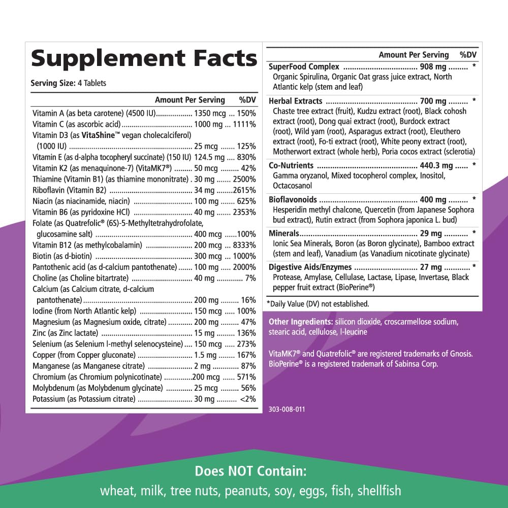 Pure Essence Labs ProFema - Multivitamin for Women - Natural Menopause Relief Supplement - Promotes Hormone Balance, Reduces Hot Flashes, Mood Swings, Night Sweats (60 Capsules) PURE ESSENCE LABS