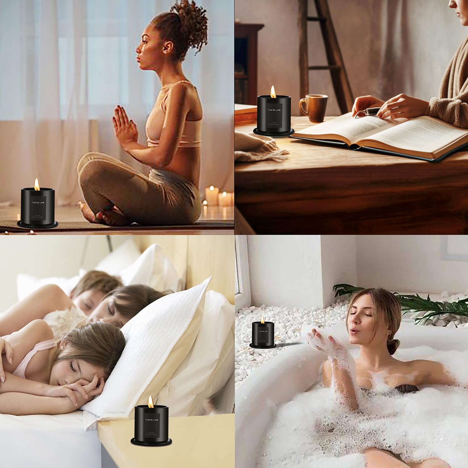 CELBERENA Scented Candles, Soy Candles for Home Scented, Lavender Vanilla Candles - Aromatherapy Candles CELBERENA