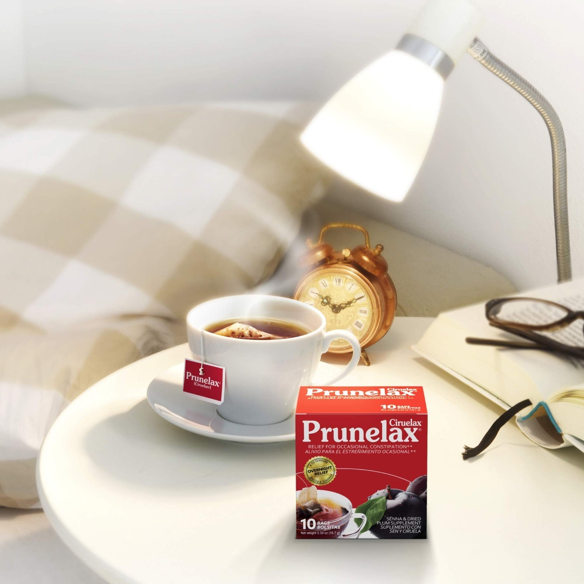 Prunelax Ciruelax Natural Laxative Regular for Occasional Constipation,Tea Bags, Prunes Prunelax
