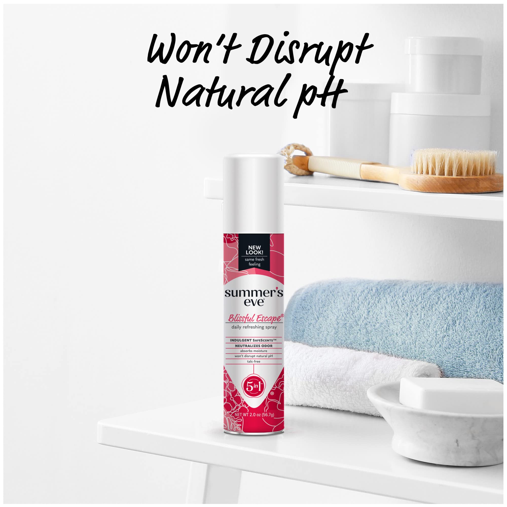 Summer's Eve Blissful Escape Daily Refreshing Feminine Spray, 2 oz, 3 Pack Summer's Eve