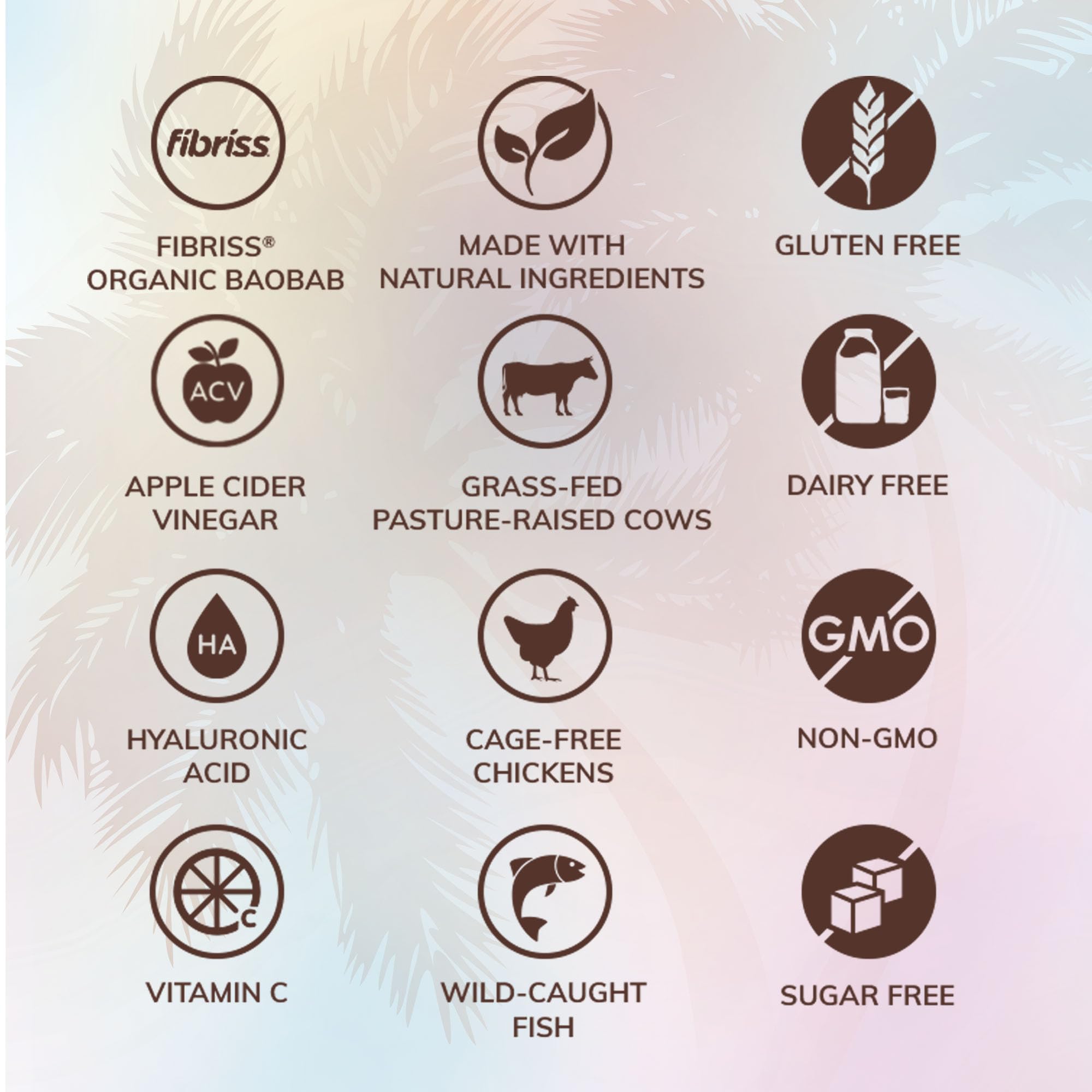 SkinnyFit Super Youth Chocolate Multi-Collagen Peptides + Probiotics, Baobab Fiber SkinnyFit