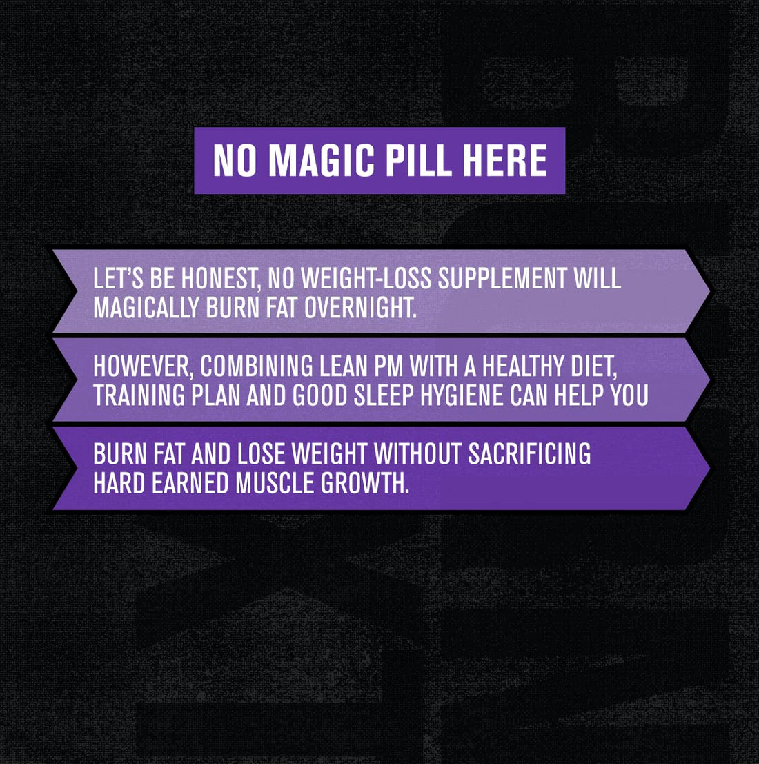 Jacked Factory Lean PM Night Time Fat Burner, Sleep Aid Supplement, & Appetite Suppressant