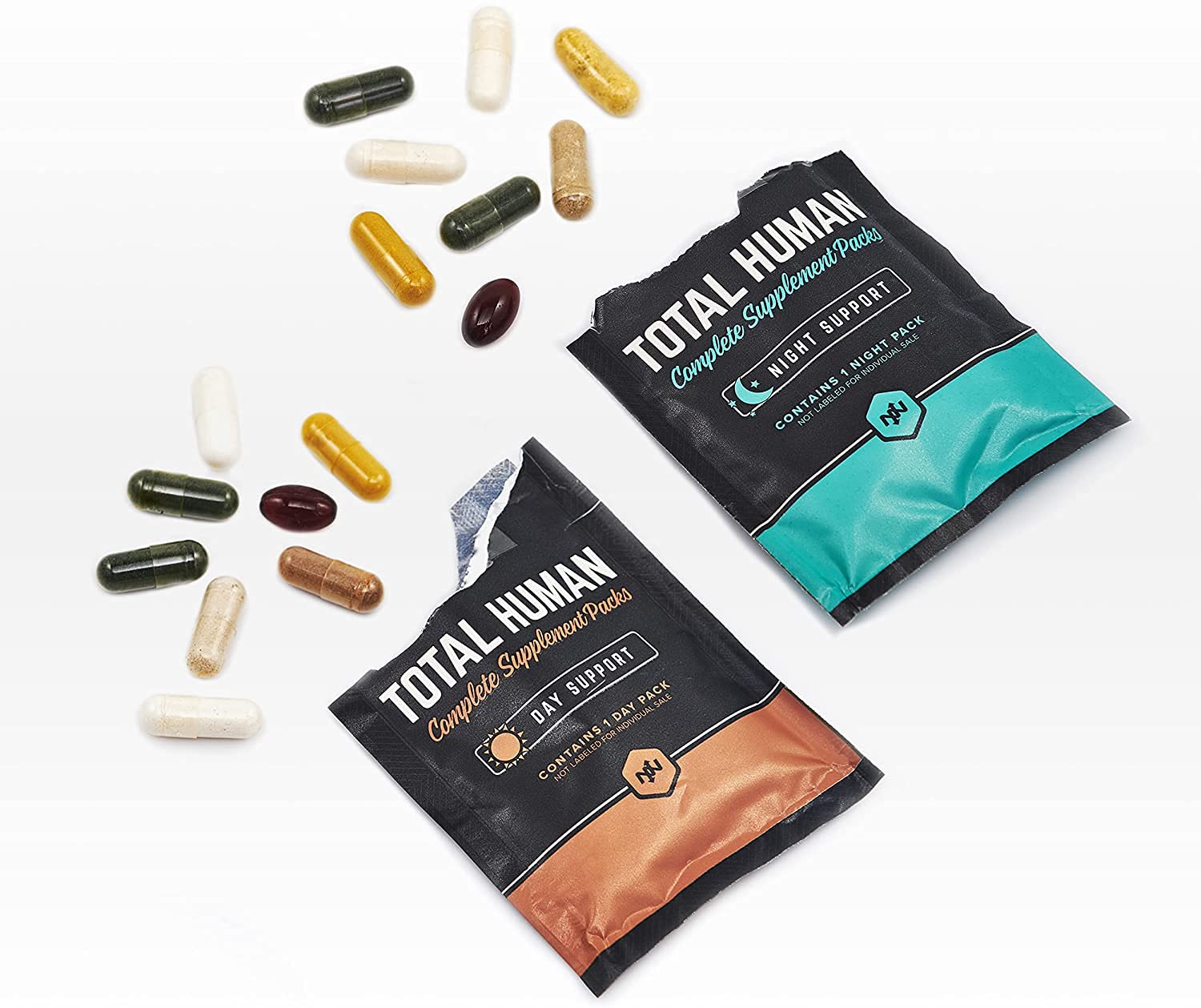 ONNIT Total Human Day and Night Vitamin Packs, 7-Day Supply Capsule