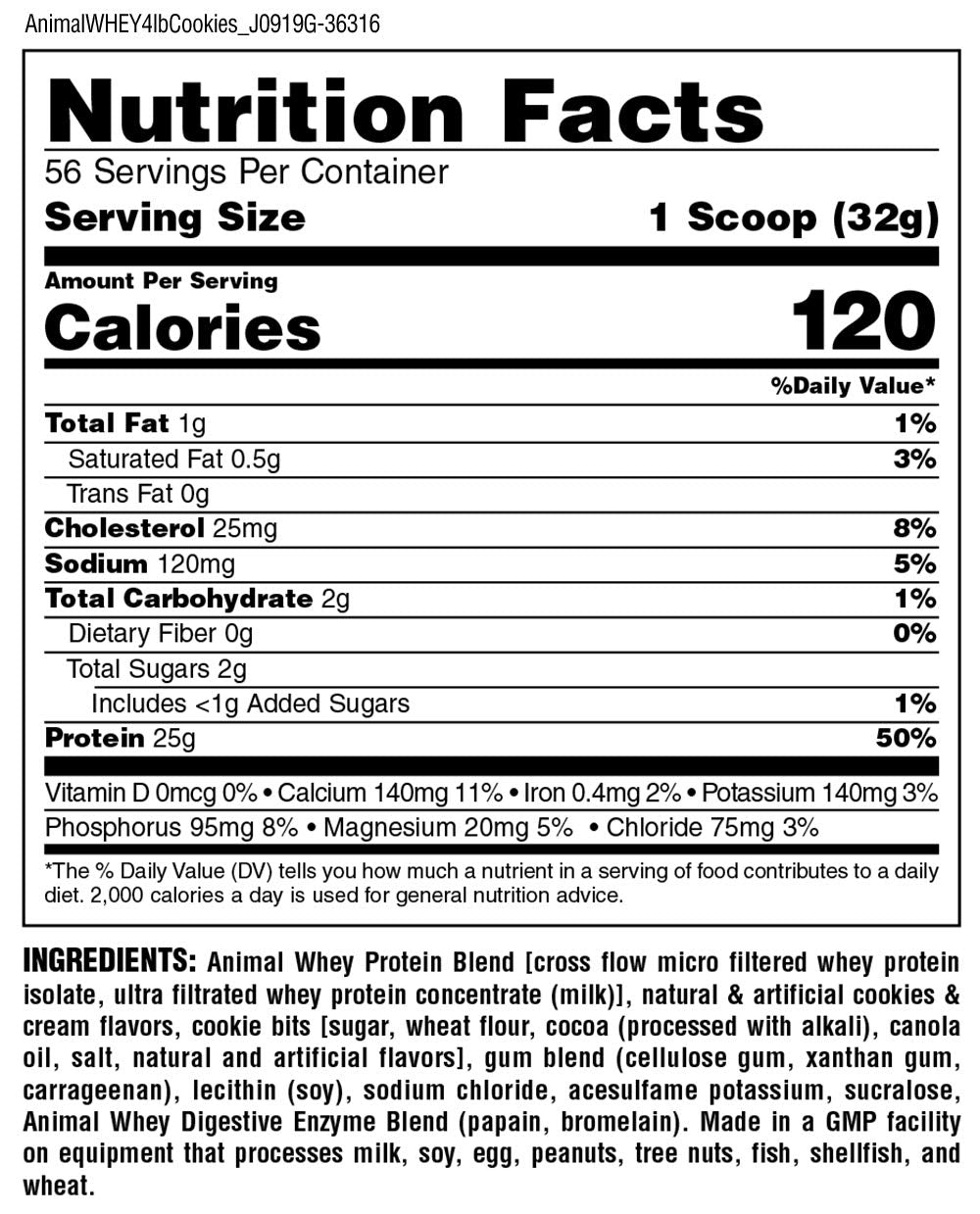 Animal Whey Isolate Protein Powder, Loaded for Post Workout and Recovery & Optimum Animal