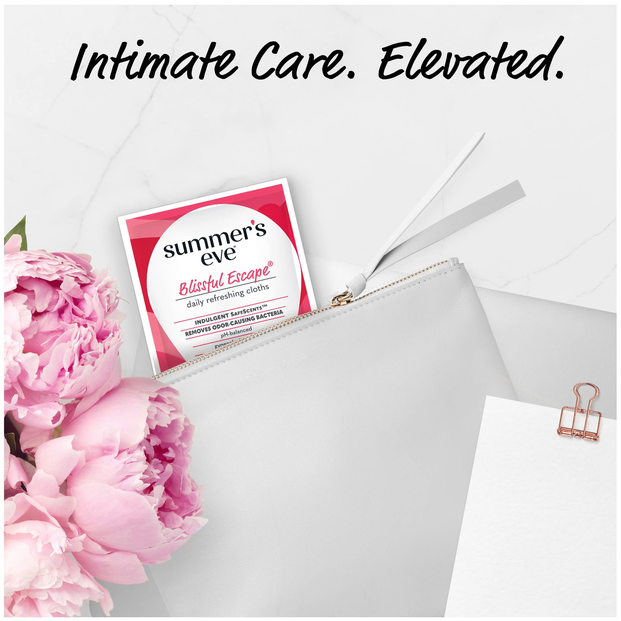 Summer's Eve Blissful Escape Daily Refreshing Feminine Wipes, Removes Summer's Eve