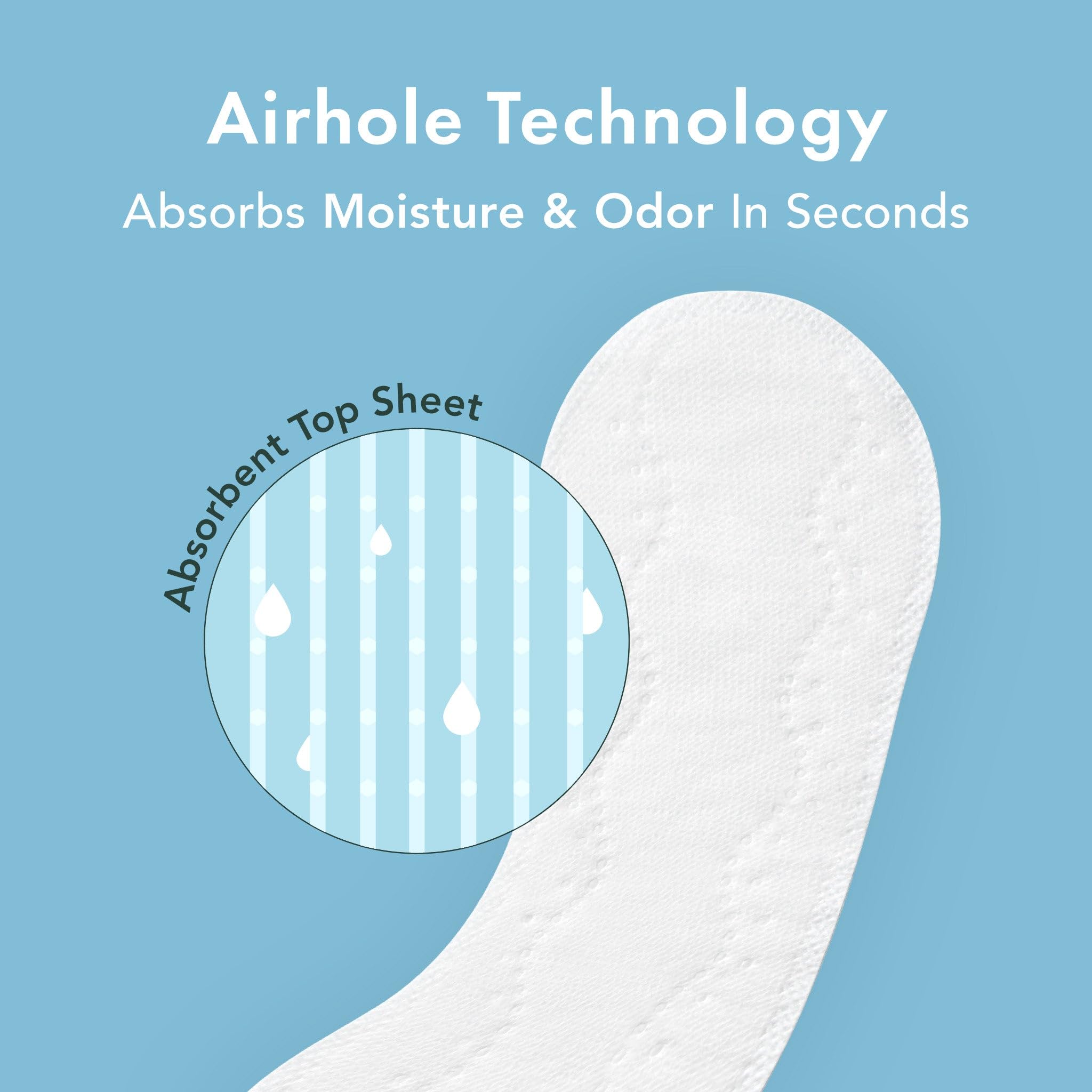 Rael Panty Liners for Women, Organic Cotton Cover - Thin Pantiliners, Light Absorbency, Unscented Rael