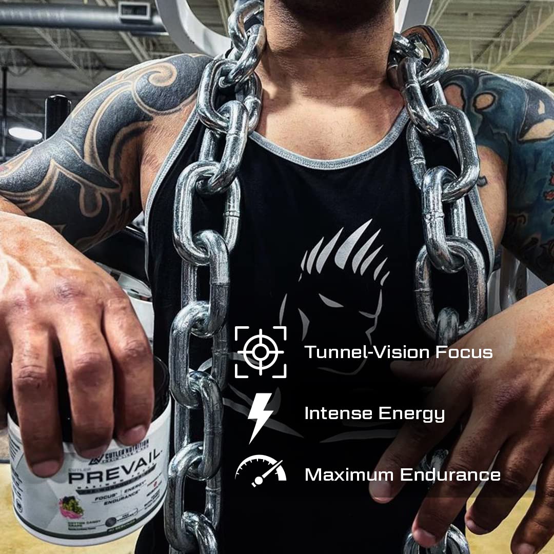 Prevail Pre Workout Powder with Nootropics: Pre-Workout Drink for Men and Women Cutler Nutrition