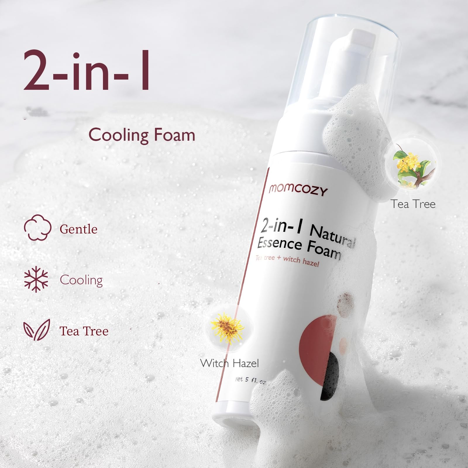 Momcozy Postpartum Recovery Essentials Kit, Labor Delivery Mom Care Kit, Self-Absorbent Disposable Momcozy