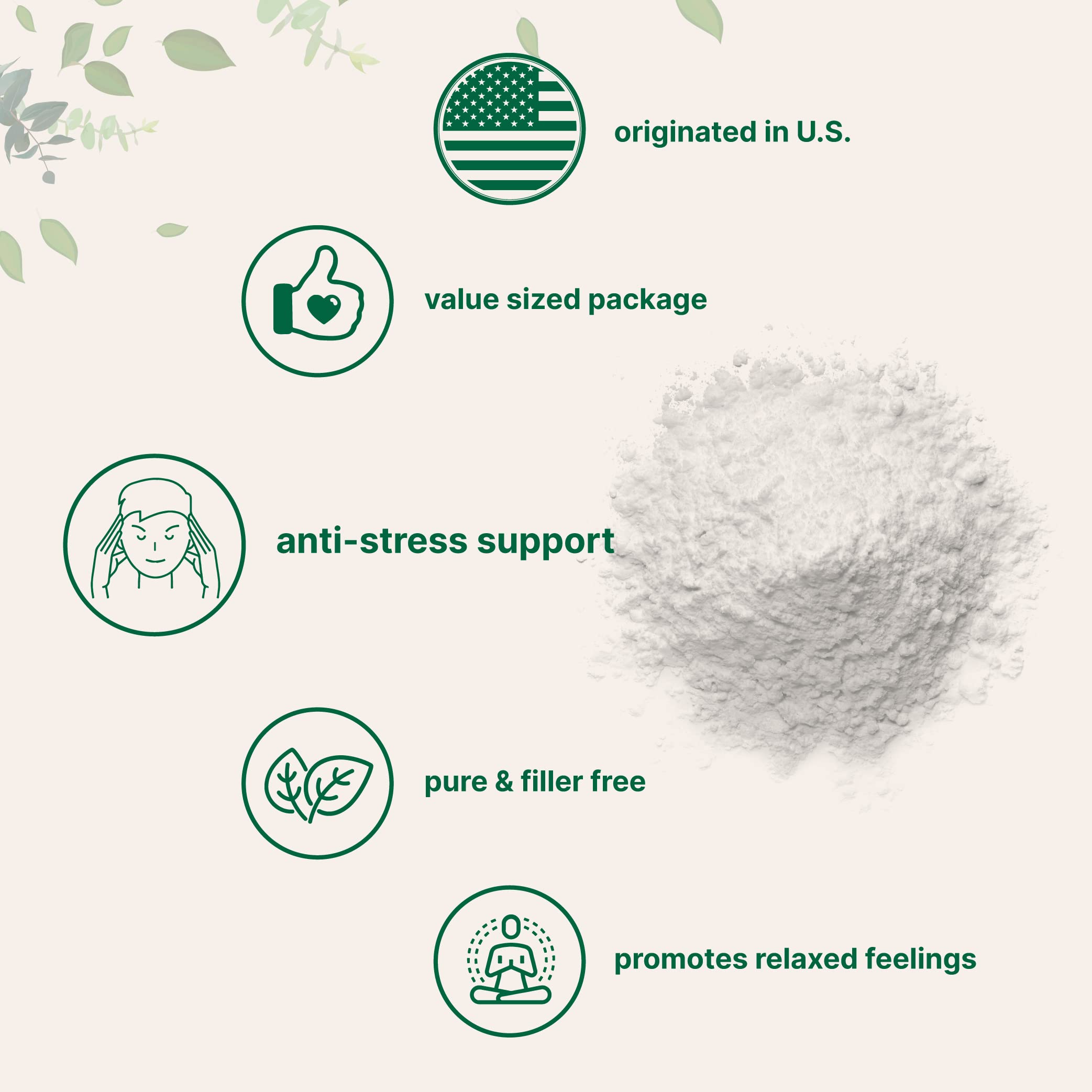 US Origin Pure Magnesium Citrate Powder (Citrato de Magnesio en polvo), 2 Pounds Micro Ingredients