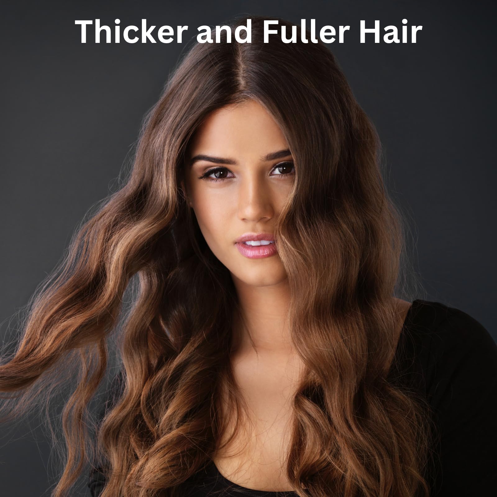 Ebony Medicals DHT Blocker Hair Growth Serum - Hair Loss Supplement, Supports Natural Regrowth Natural Curves