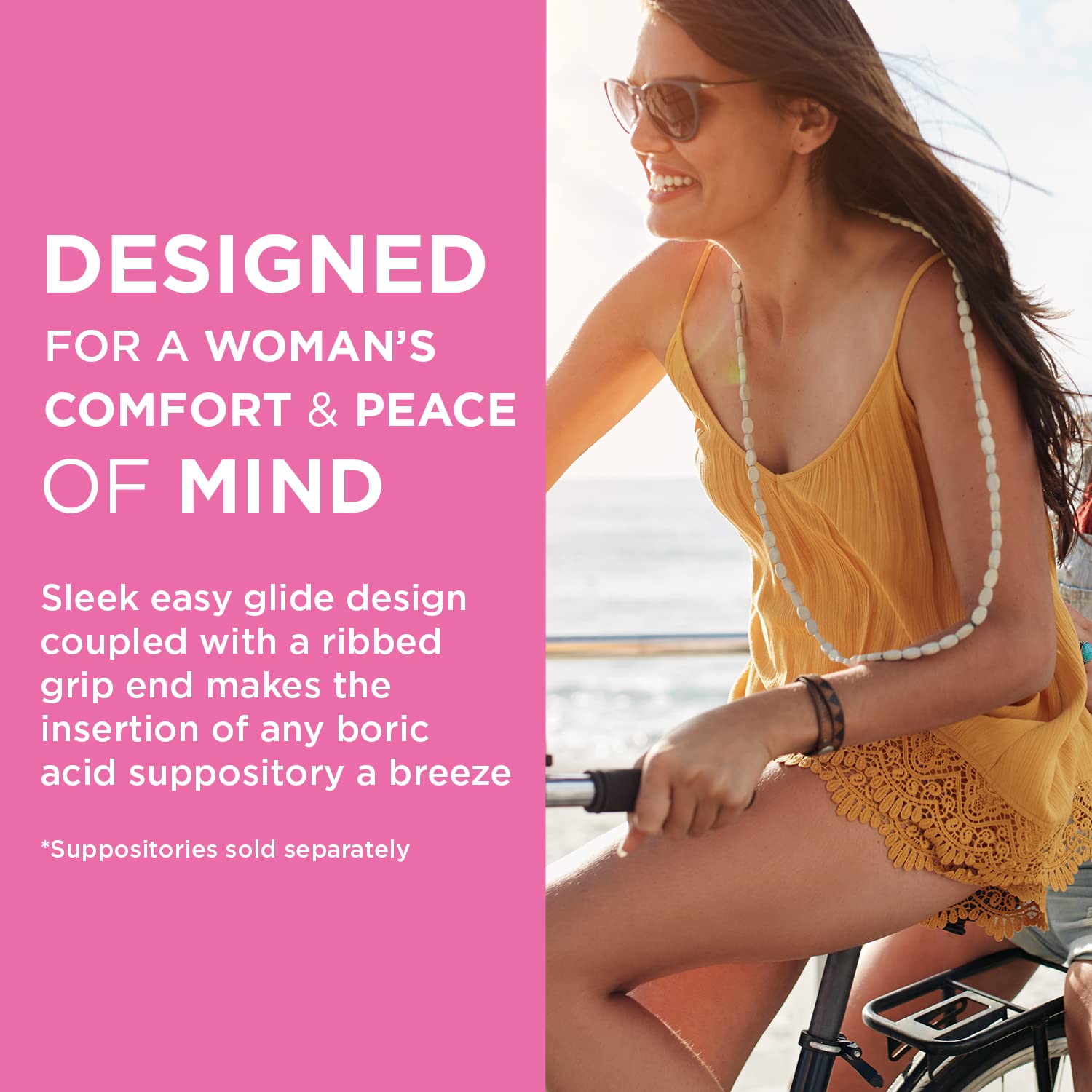 BoriCap Boric Acid Vaginal Suppository Applicators, 7 Applicators - Hygienic Solution BoriCap