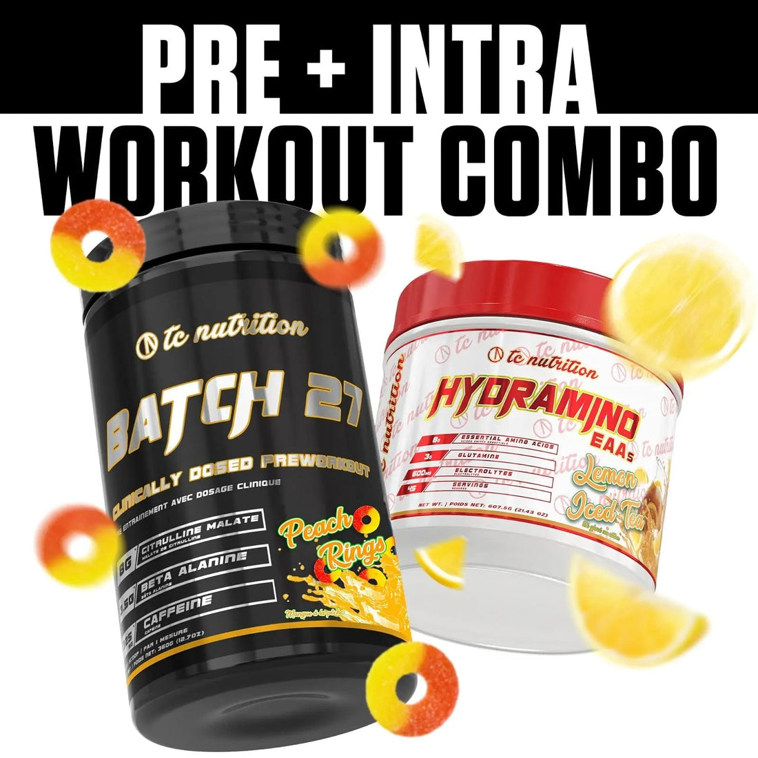 Batch 27 Pre Workout Powder - 8g Citrulline, 3.5g Beta Alanine, 2.5g Betaine, 325mg Caffeine