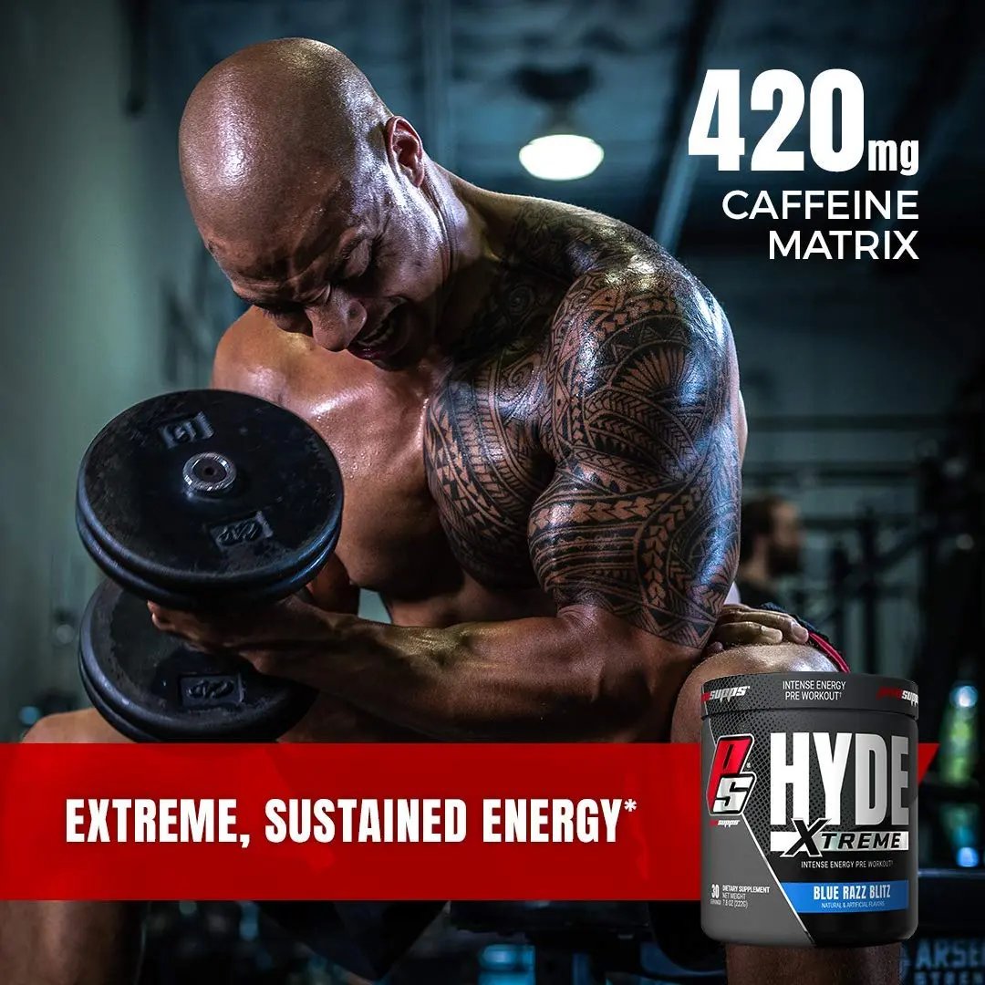 PROSUPPS Hyde Xtreme Blue Razz and Hyde Max Pump Blue Raspberry Bundle