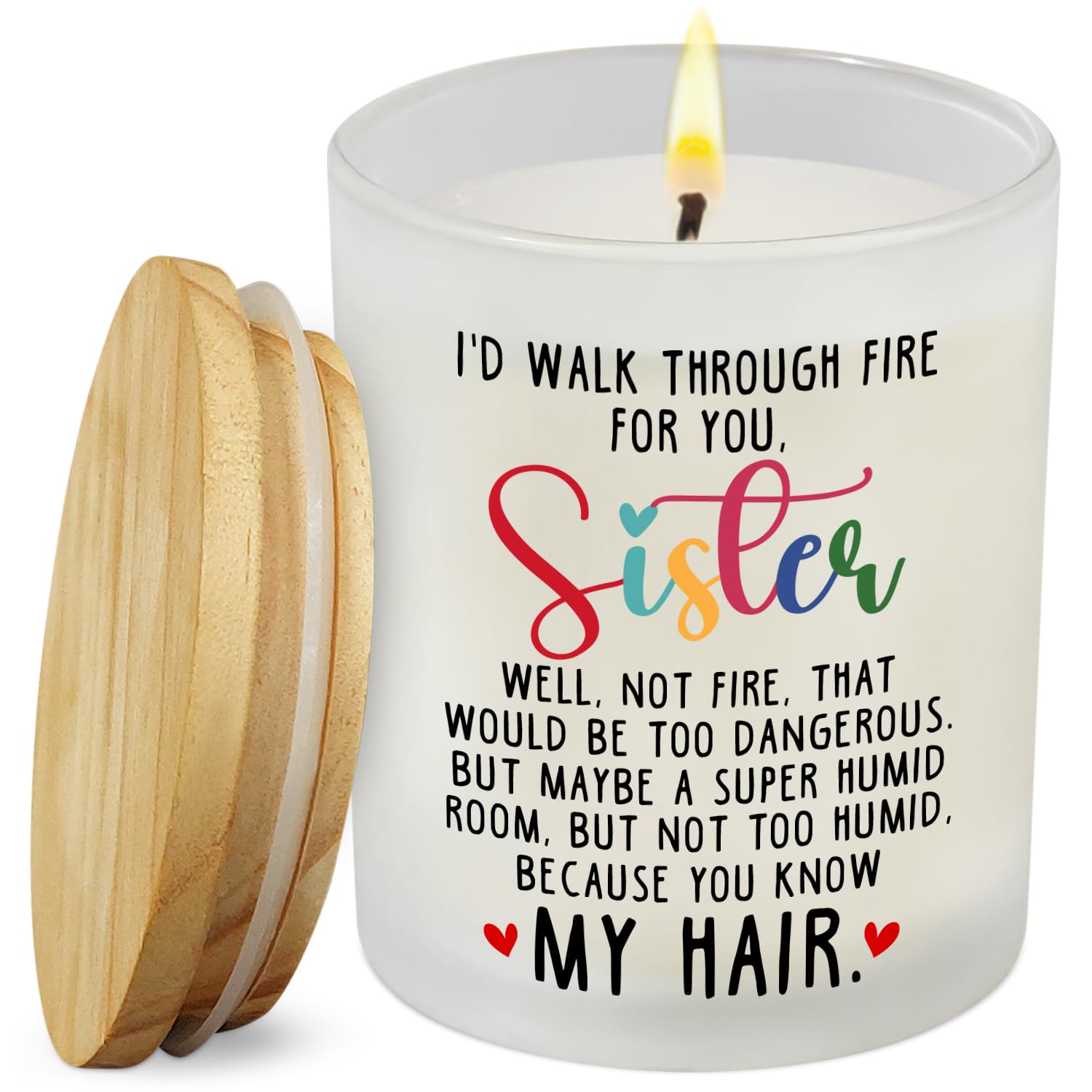 TEEZWONDER Sisters Gifts from Sister - Christmas, Birthday Gifts for Sister, Funny Sister Gifts