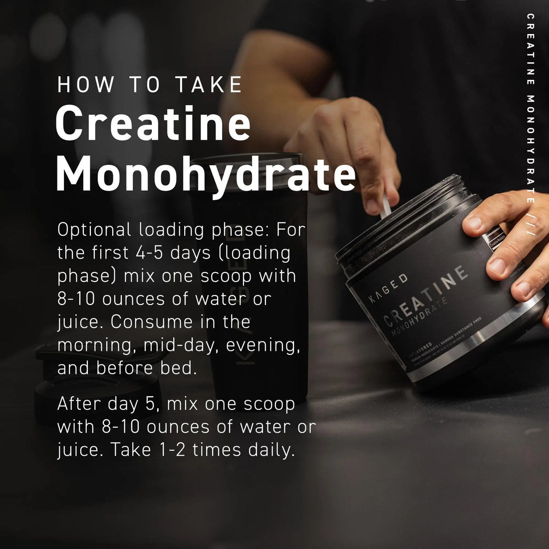 Kaged Pre Sport & Creatine Monohydrate Bundle | Mango Lime Pre + Unflavored Creatine