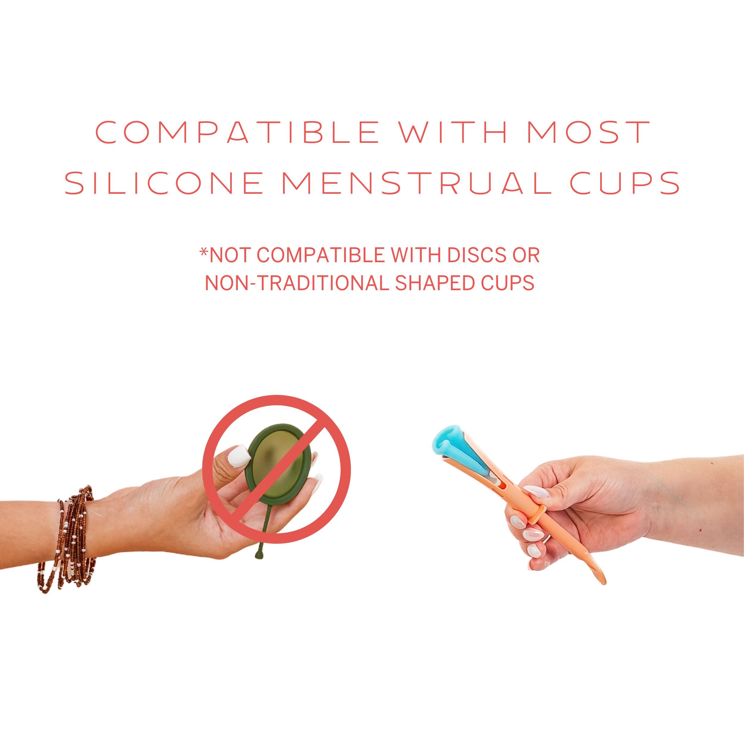 Pixie Menstrual Cup & Tampon Applicator + Period Cup Remover - Make Insertion & Removal Easy Pixie Cup