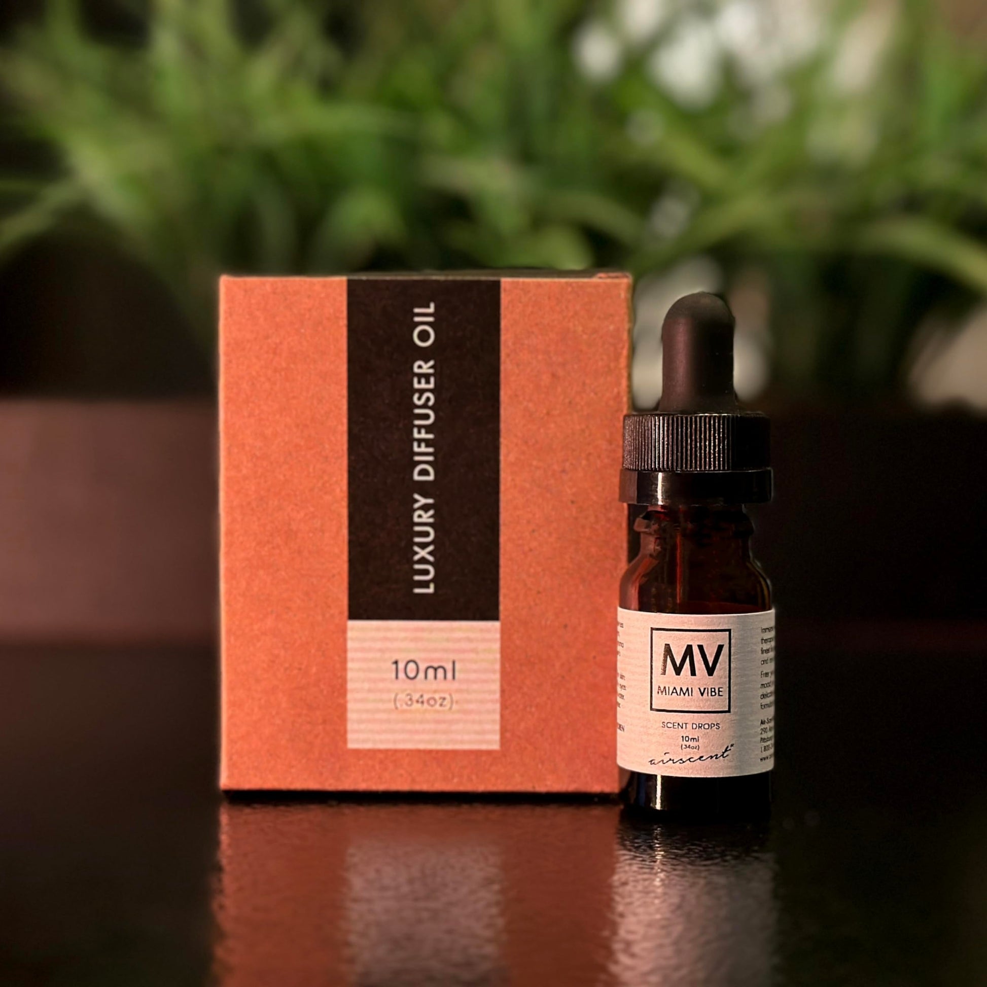 Miami Vibe Diffuser Oil - Air-Scent Fragrance for Aroma Oil Diffusers - 10 Milliliter (.34 fl oz) Bottle Air-Scent