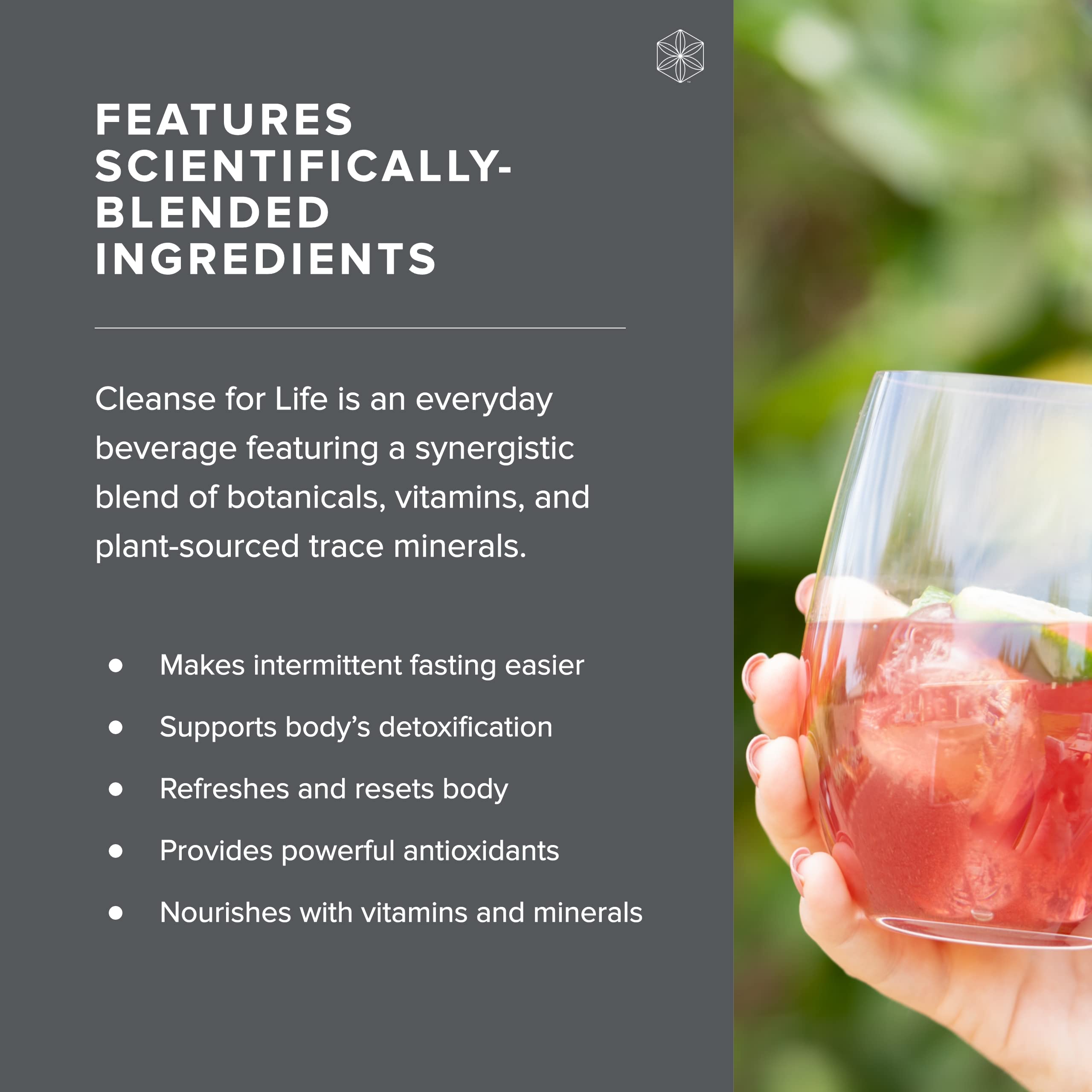 Isagenix Cleanse for Life - Powder Supplement for Cleanse Drink with No Laxatives Isagenix