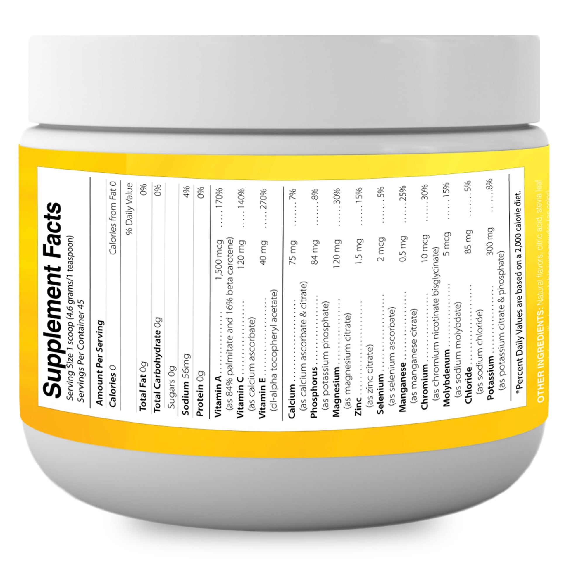 Electrolyte Powder - Refreshing Workout Recovery Electrolytes, Sugar Free, Gluten Free Pride Naturals, Inc