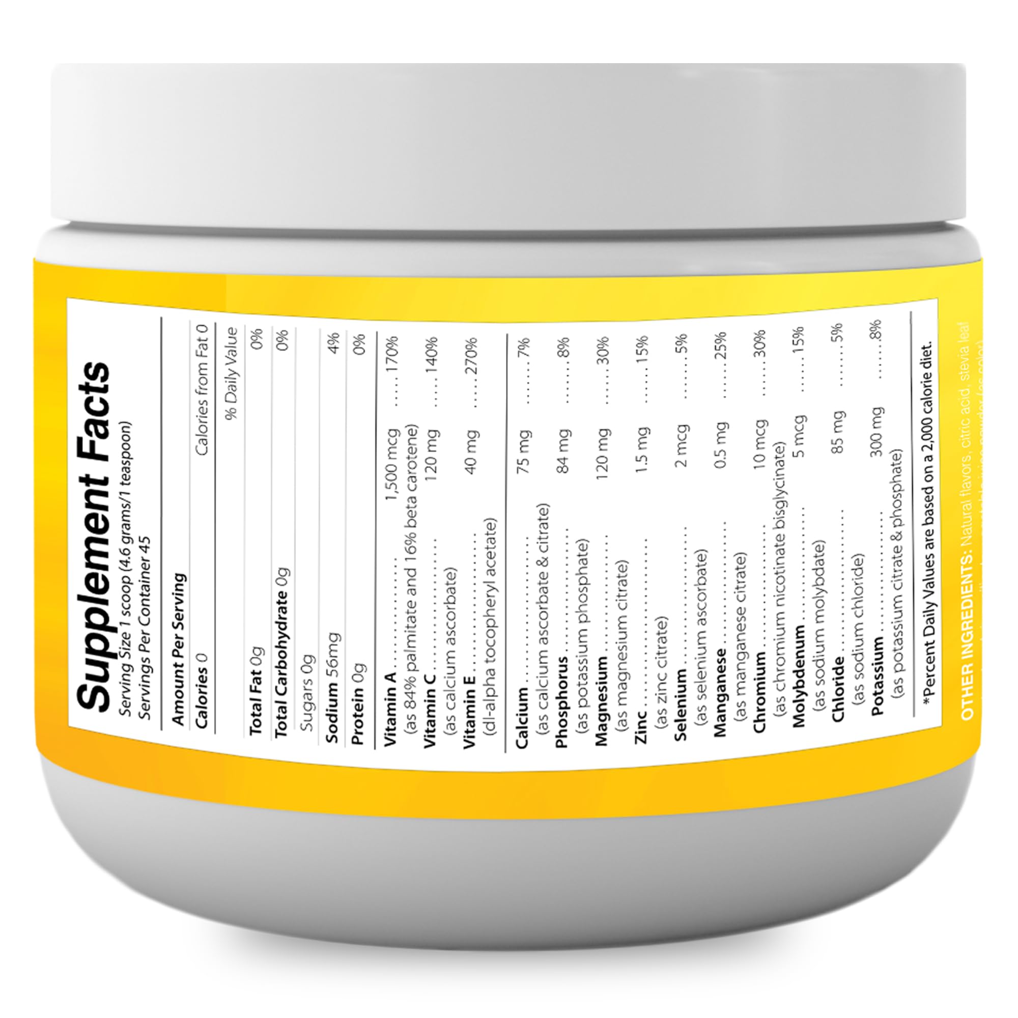 Electrolyte Powder - Refreshing Workout Recovery Electrolytes, Sugar Free, Gluten Free Pride Naturals, Inc