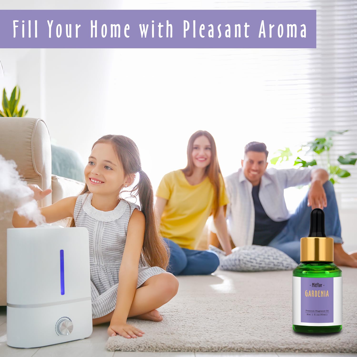 Gardenia Fragrance Oil, MitFlor Single Scented Oil, Large Size Premium Grade Fragrance Oil MitFlor