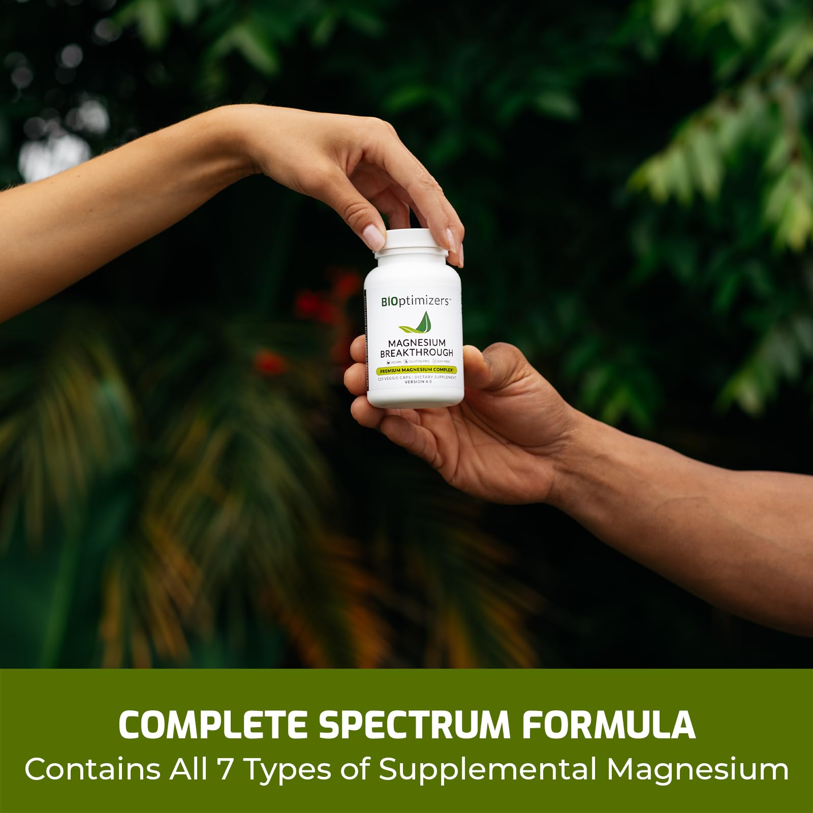 Magnesium Breakthrough Supplement 4.0 - Has 7 Forms of Magnesium: Glycinate, Malate BiOptimizers