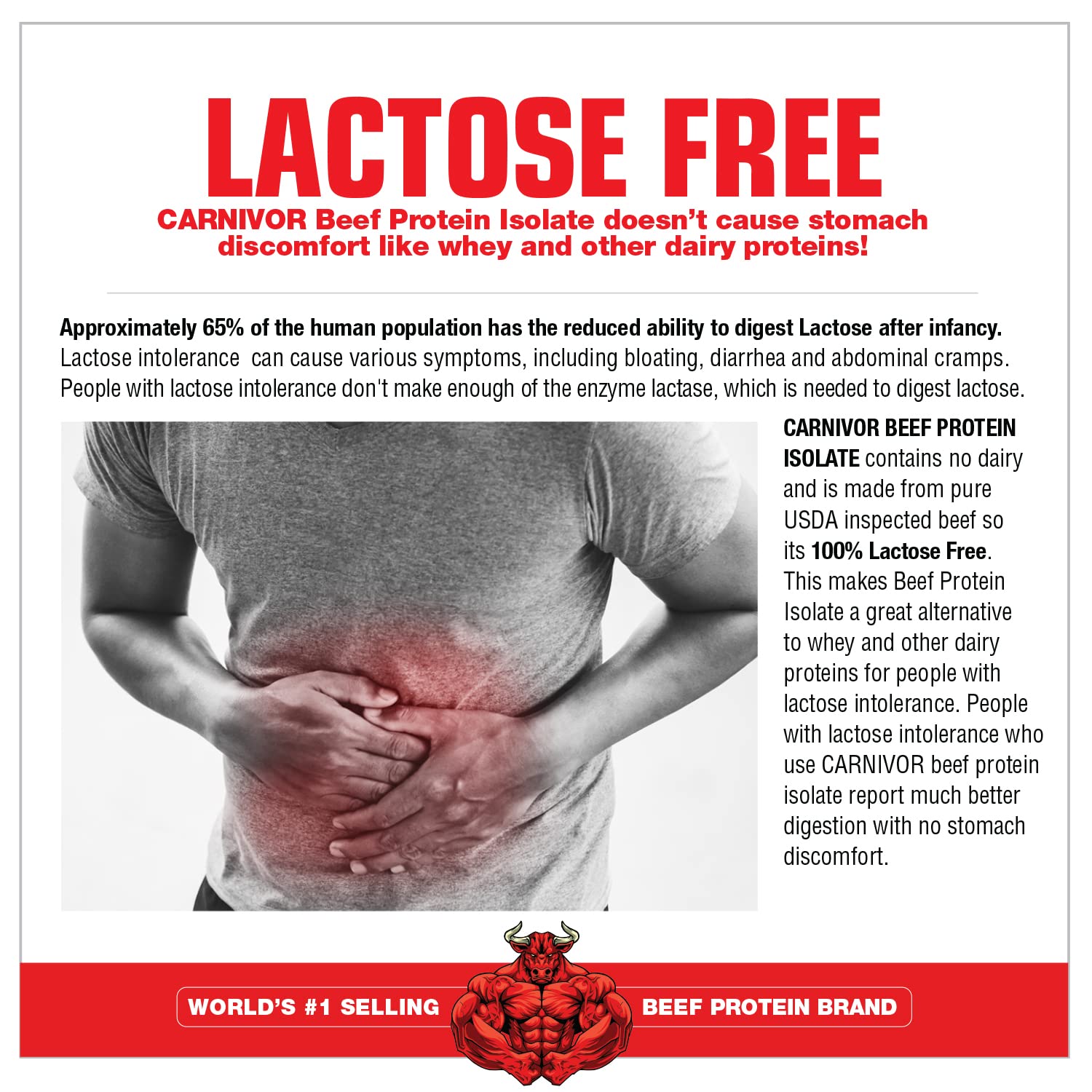 MuscleMeds CARNIVOR Beef Protein Isolate Powder, Muscle Building, Recovery, Lactose MuscleMeds