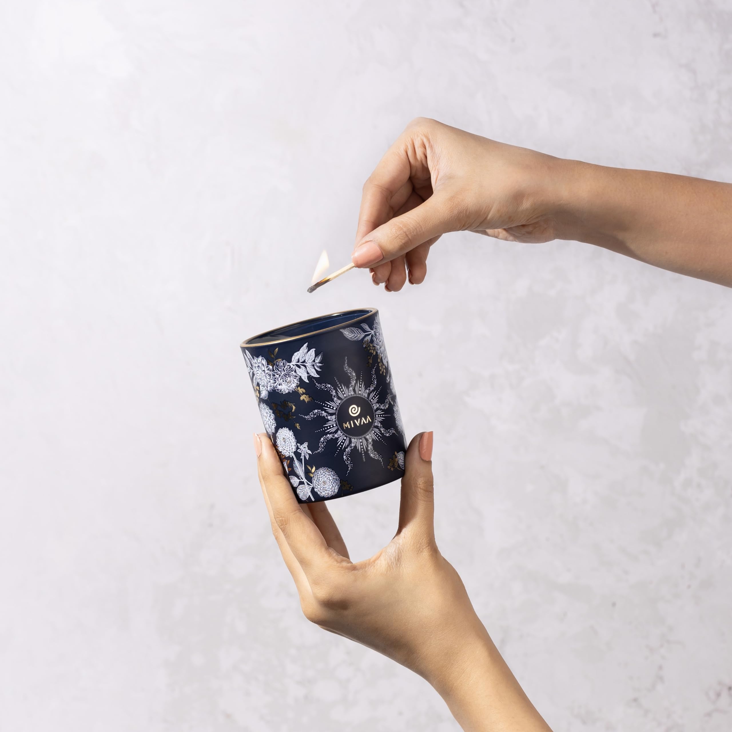 Mivaa Scented Candles - 100% Natural Soy Wax, 40 hrs Burn, Lead-Free Wicks, Holiday, Fall, Winter Msupps.com