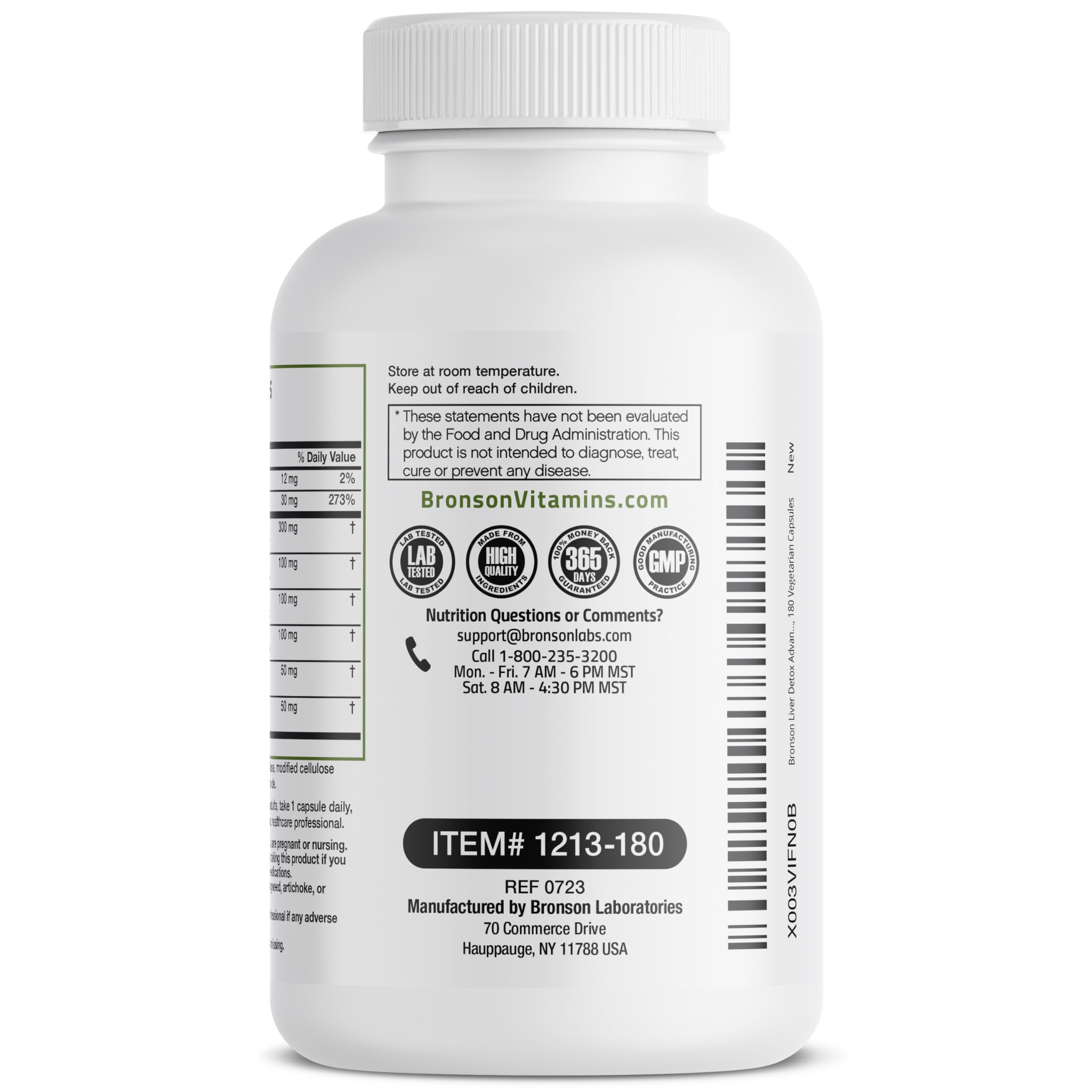 Bronson Liver Detox Advanced Detox & Cleansing Formula Supports Health Liver Function Bronson