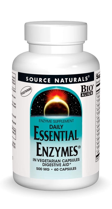 Source Naturals Essential Enzymes 500mg Bio-Aligned Multiple Enzyme Source Naturals