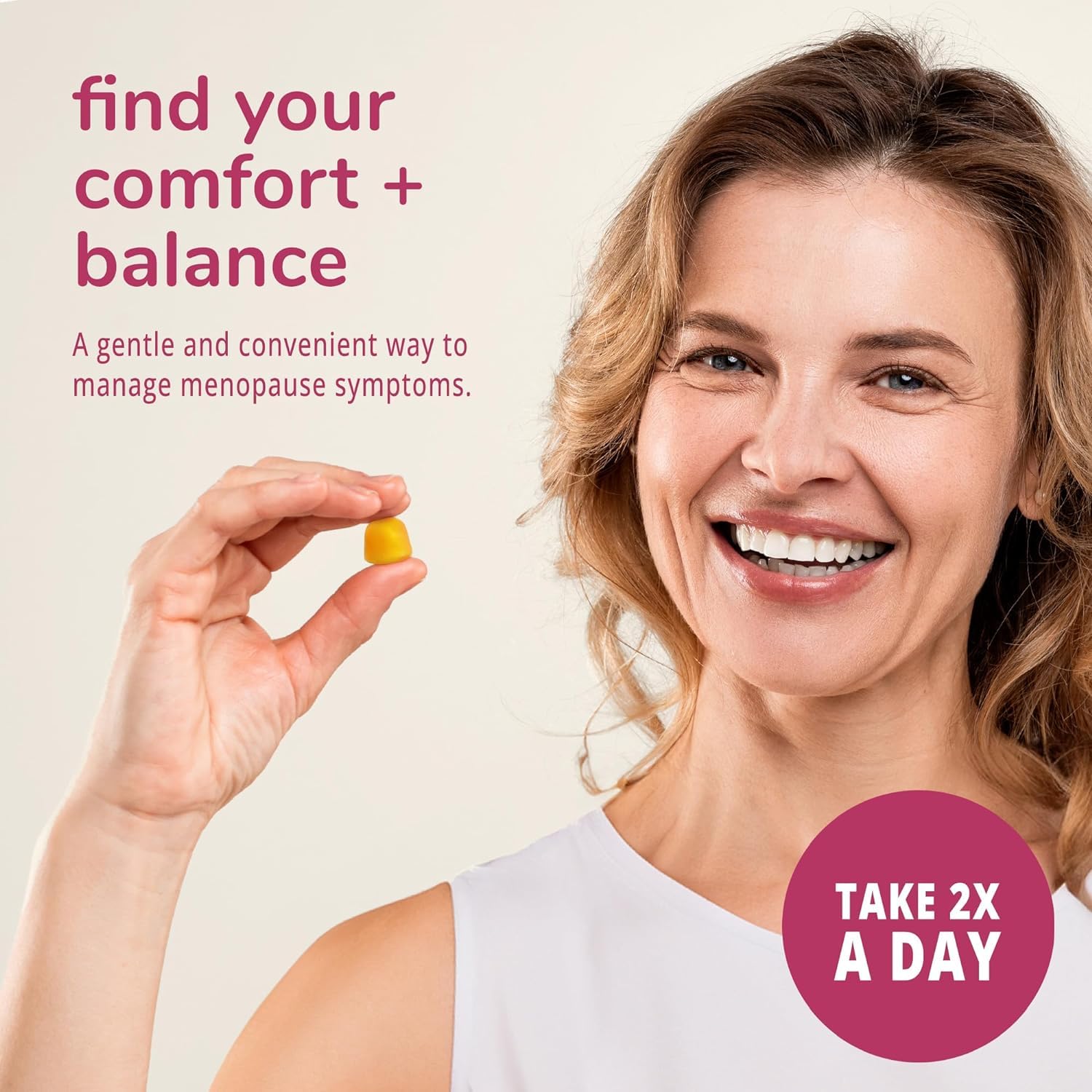 Lubracil - Menopause Gummies - Women's Natural Hormone-Free Daily Dietary Supplement