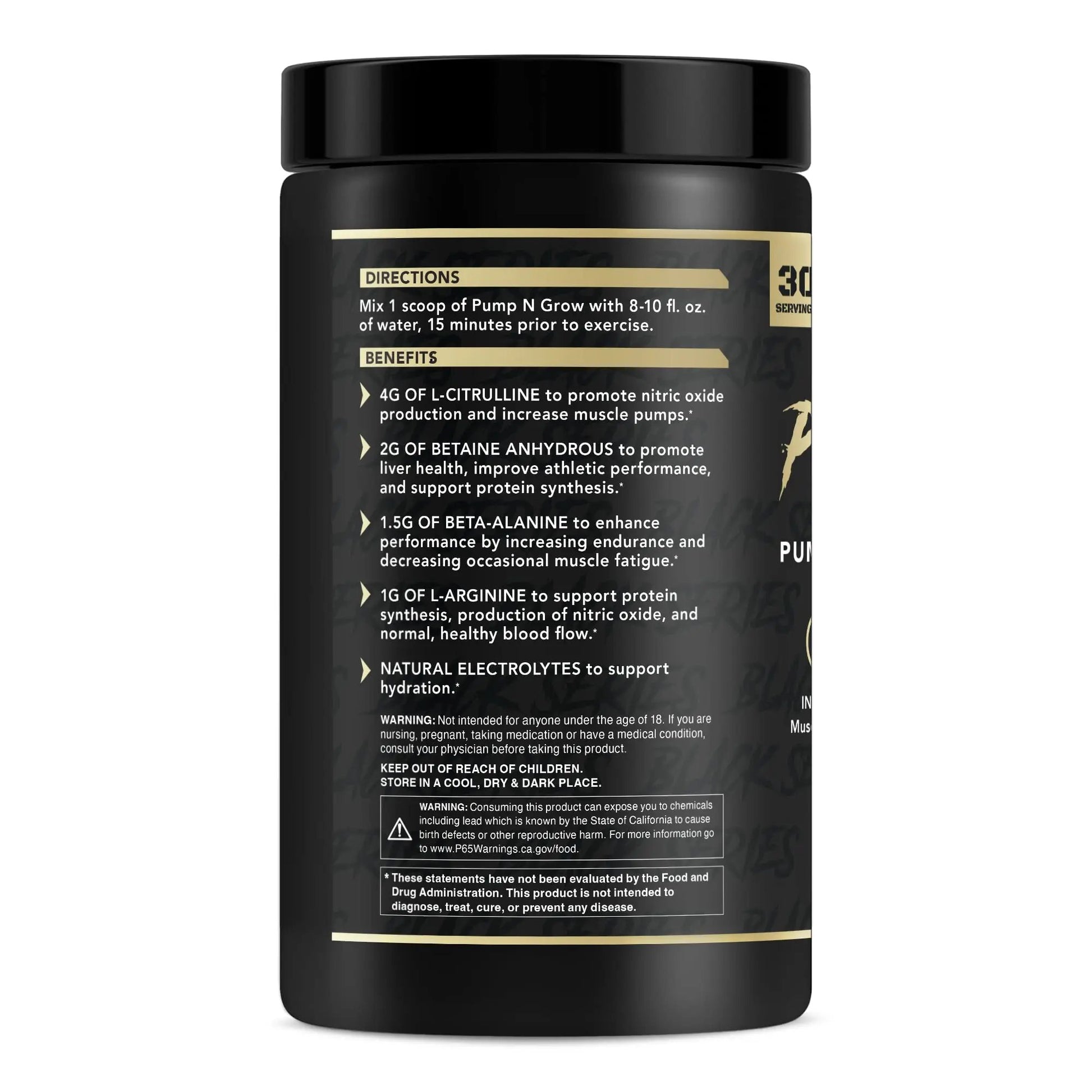 Anabolic Warfare Pump-N-Grow Muscle Pump Supplement Caffeine Free Pre Workout Anabolic Warfare