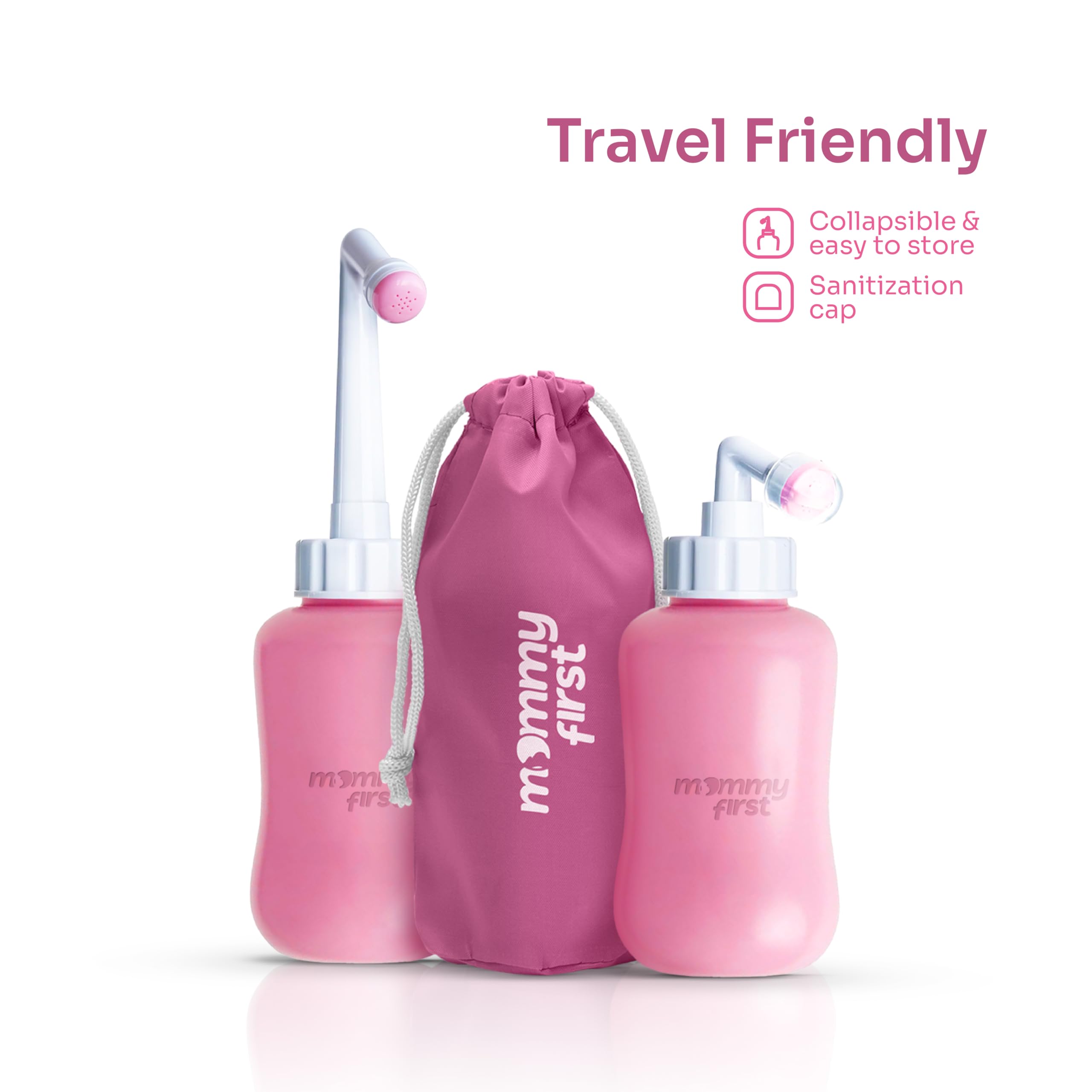 Peri Bottle for Postpartum Care from Mommy First™ | Upside Down Bottle for Perineal Cleansing and Recovery Mommy First