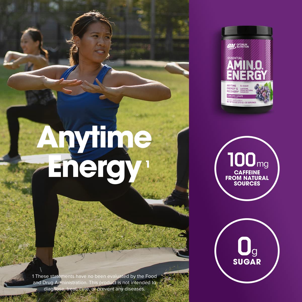 Optimum Nutrition Amino Energy - Pre Workout with Green Tea, BCAA, Amino Acids Optimum Nutrition
