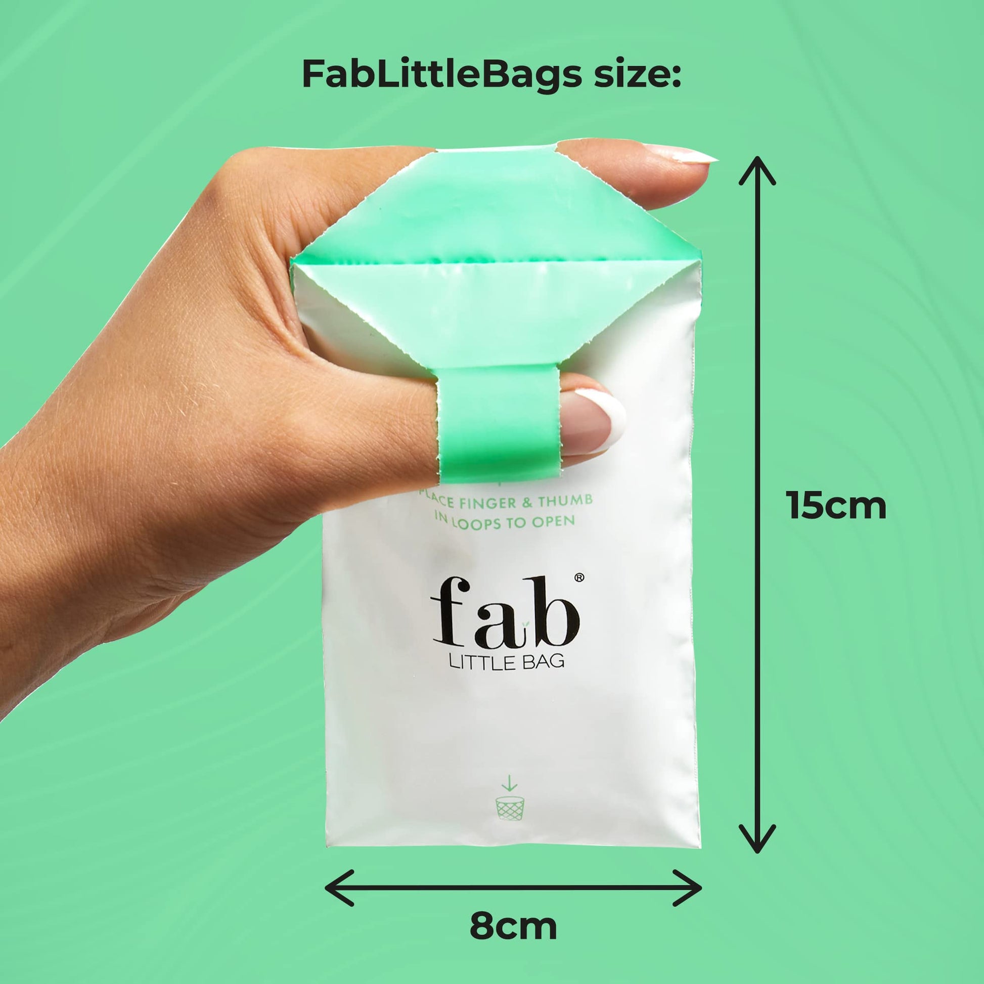 Fab Little Bag Starter Plus Pack - 45 Sanitary Disposal Bags Plus Recyclable Refill Pack Fab Little Bag