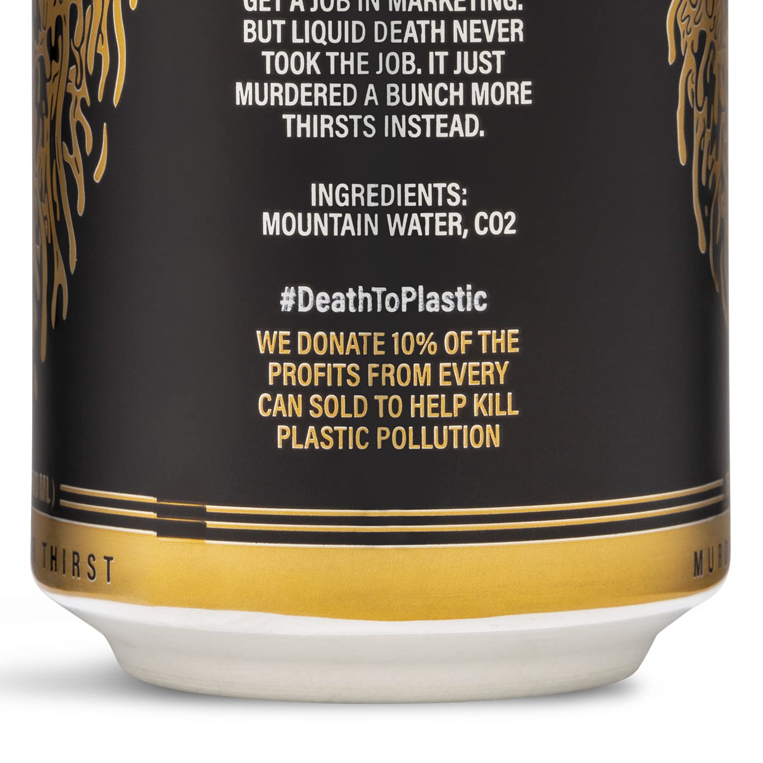 Liquid Death Sparkling Mountain Water, 16.9 oz Tallboys (12-Pack) Liquid Death