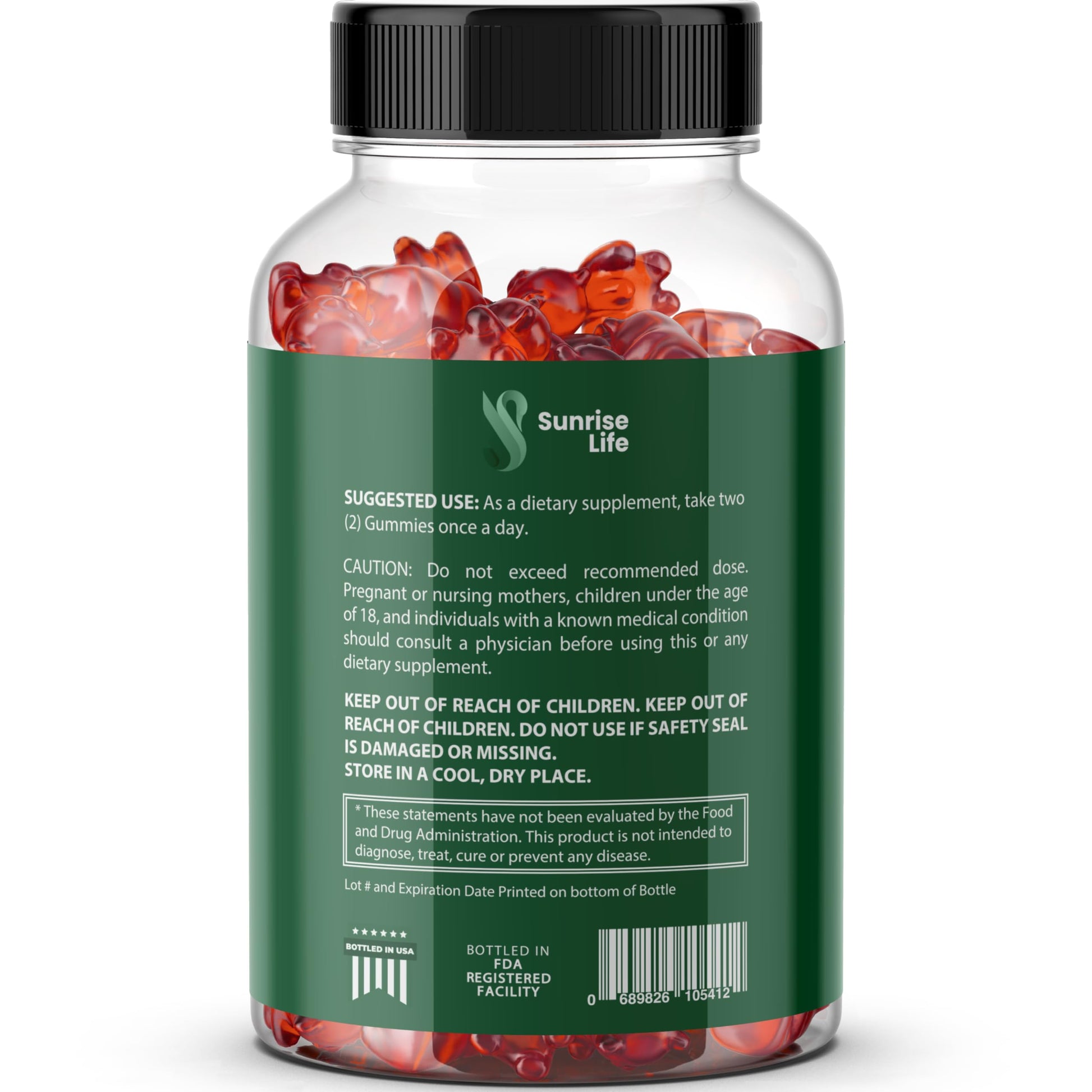 Sunrise Life ACV for Health | Keto Gummies | Weight Loss, Ketosis Support | Pomegranate Sunrise Life