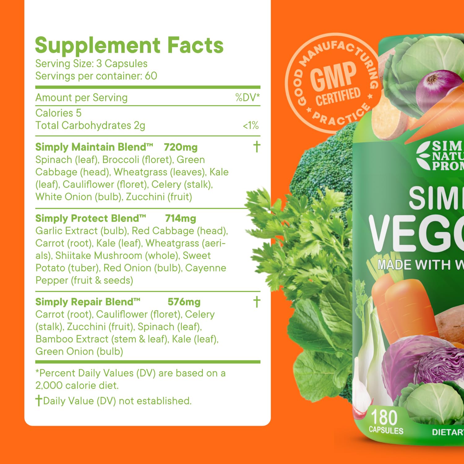 Simply Nature's Promise - Packed with Over 40 Different Fruits & Vegetables Simply Nature's Promise