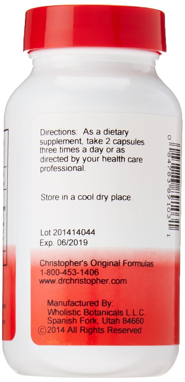 Dr. Christopher's Original Formulas Liver and Gall Bladder Formula Capsules, 100 Count Dr. Christopher's