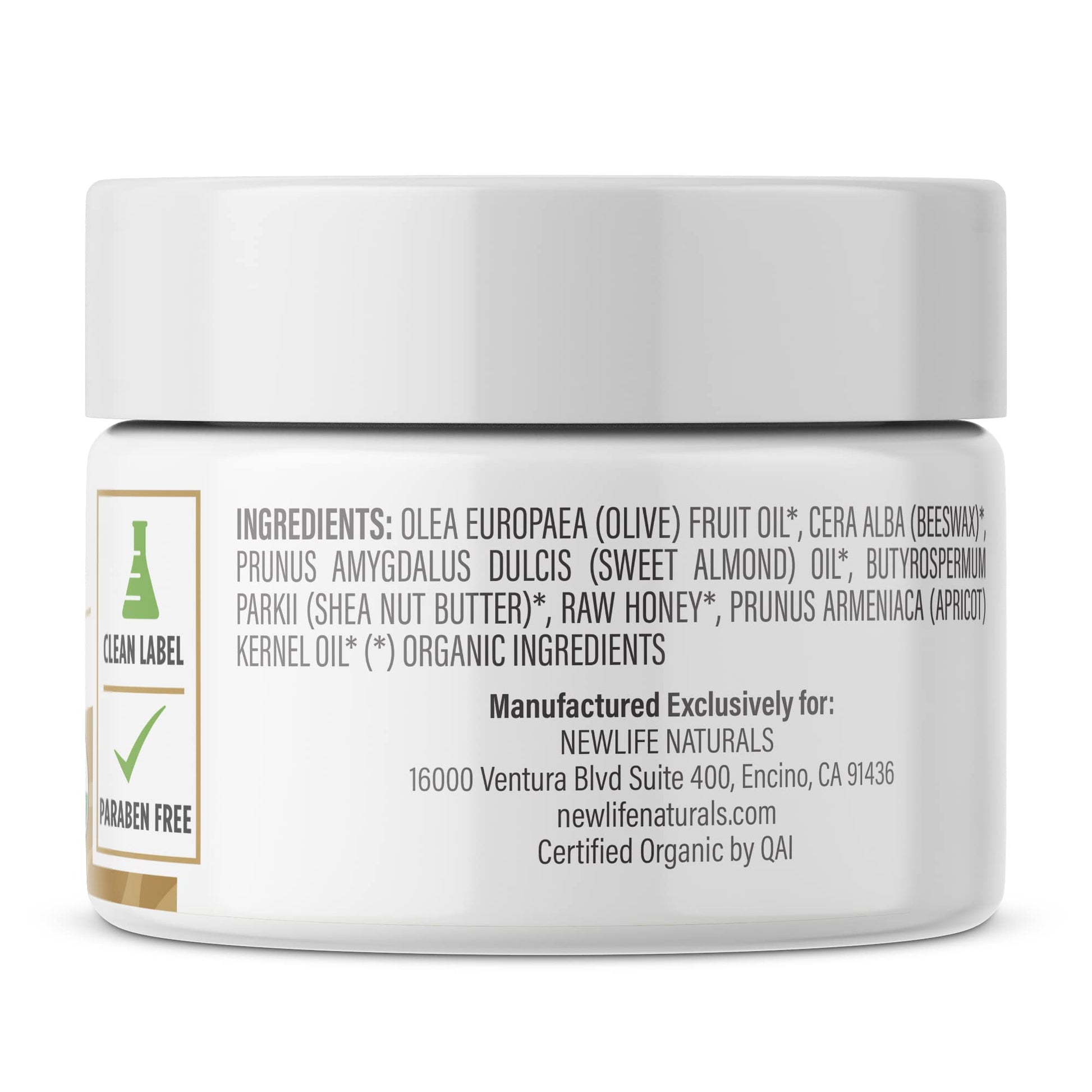 NewLife Naturals Certified Organic Vulva Cream - Menopause Support, Itching Relief, Vaginal Moisturizer NewLife Naturals