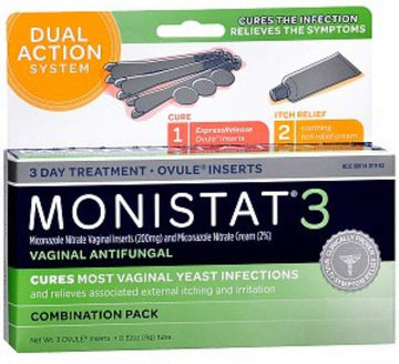 MONISTAT 3 CURE/ITCH RLF OVULE 2pack