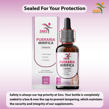 SMSHEALTHPRODUCTS.com Pueraria Mirifica Drops | Premium Grade | Herbal Liquid Extract | Non-GMO