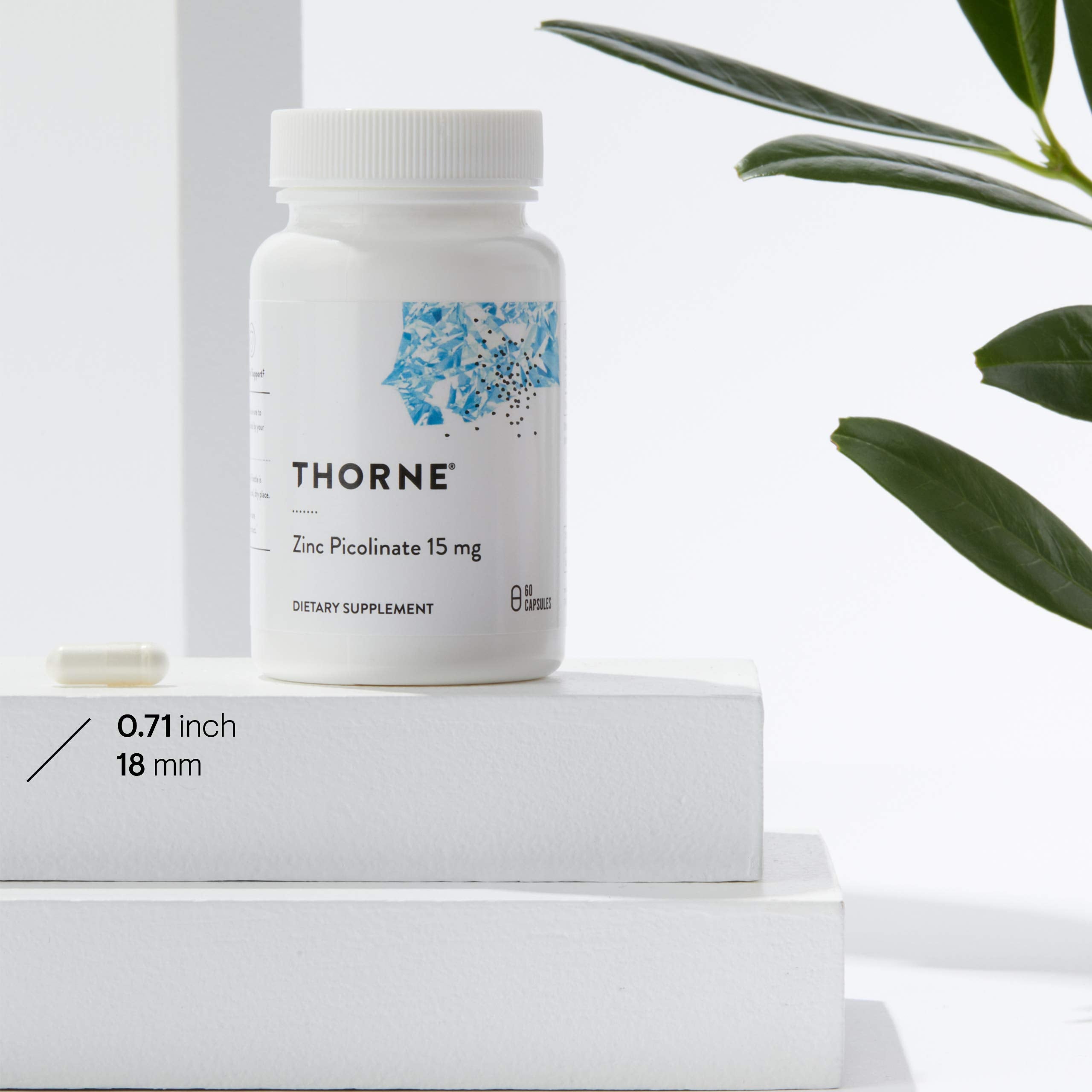 Thorne Zinc Picolinate 15mg - Highly Absorbable Zinc Supplement - Supports Wellness THORNE