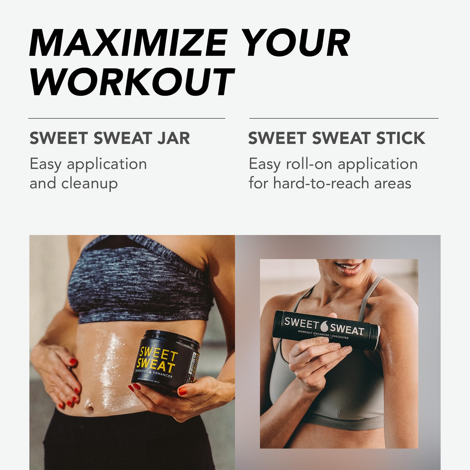 Sweet Sweat 'Workout Enhancer' Gel - Maximize Your Exercise & Sweat Faster - 13.5oz Sports Research