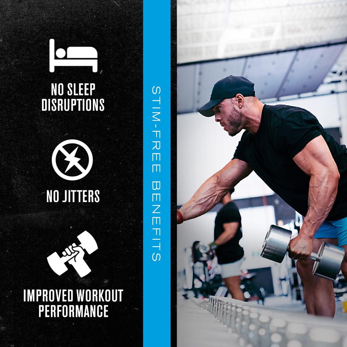 Nitric Surge Stim Free Pre Workout Powder - Caffeine Free Nitric Oxide Supplement Jacked Factory