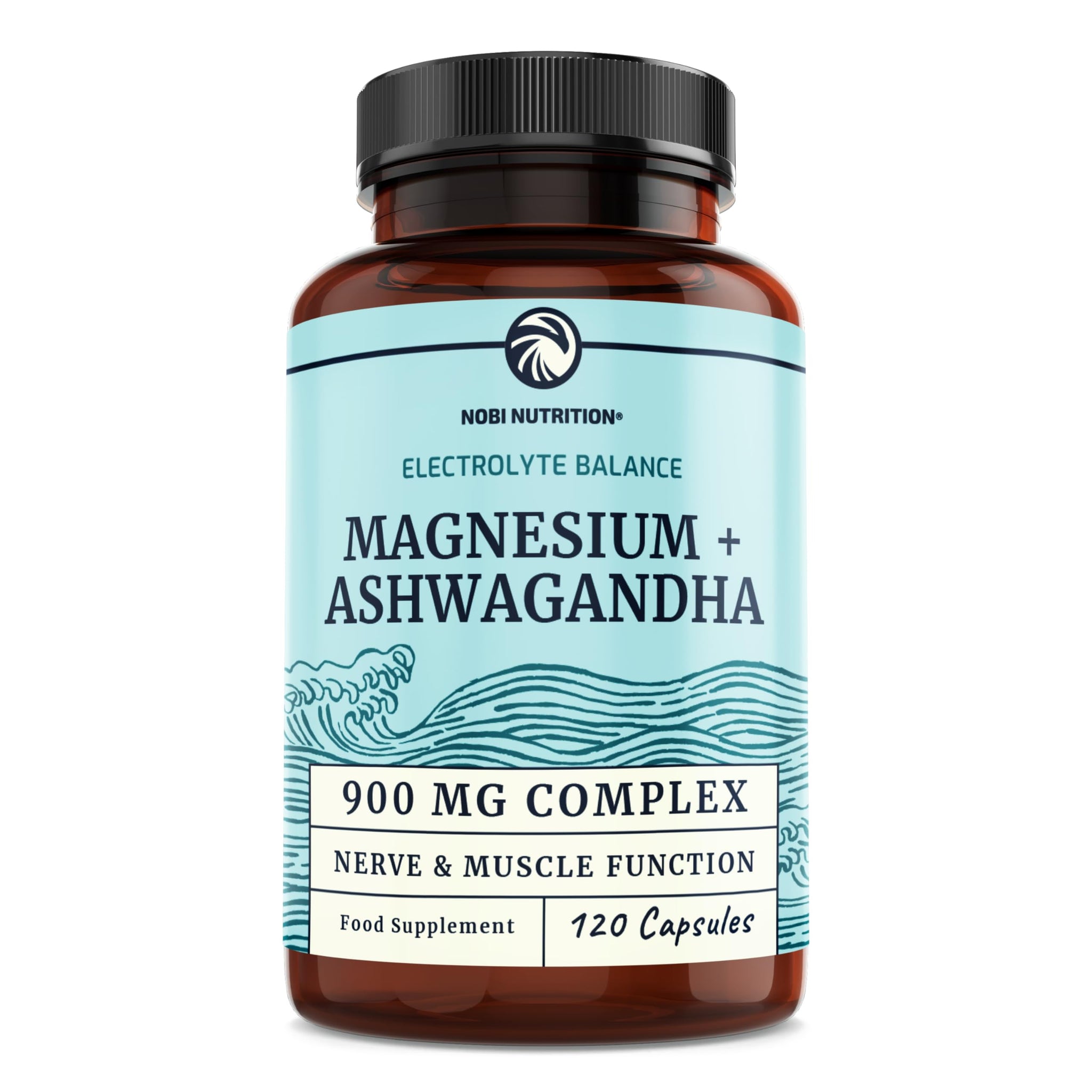 Magnesium Ashwagandha | Calming Magnesium Supplement for Adults | Relax, Rest