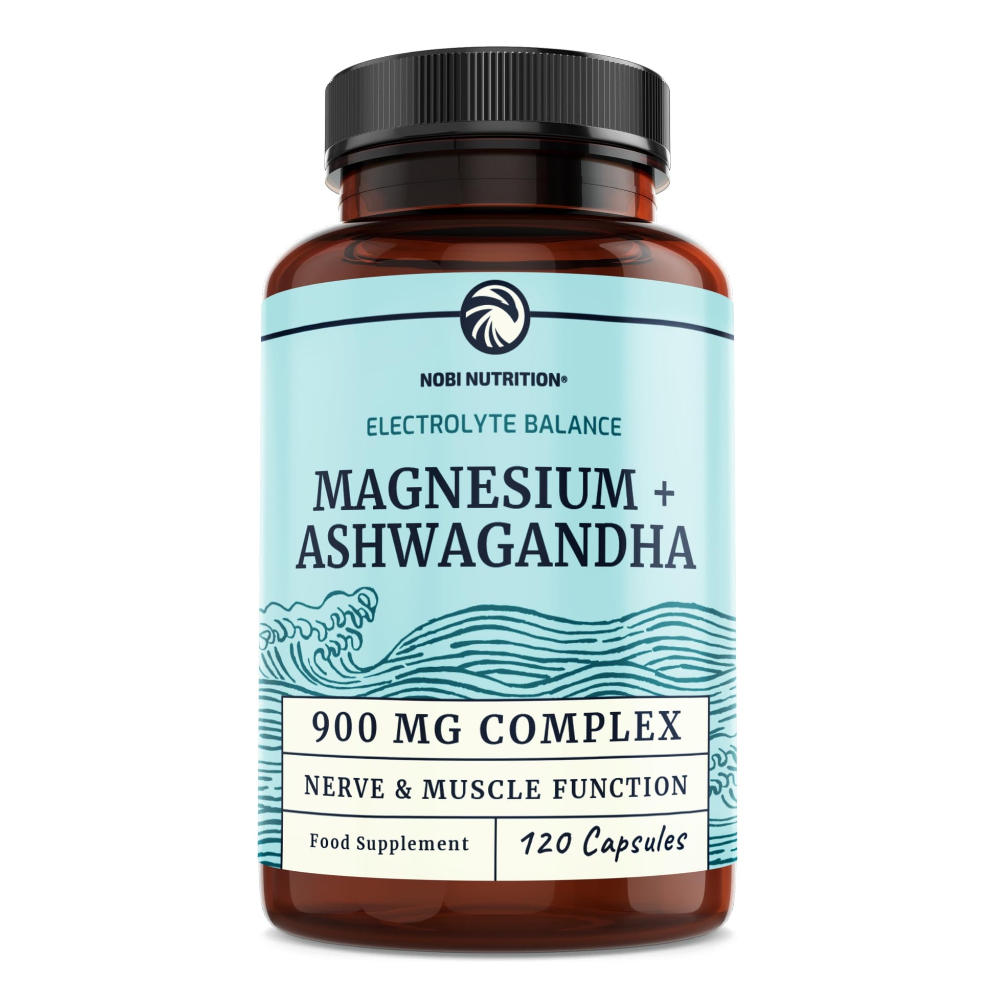 Magnesium Ashwagandha | Calming Magnesium Supplement for Adults | Relax, Rest
