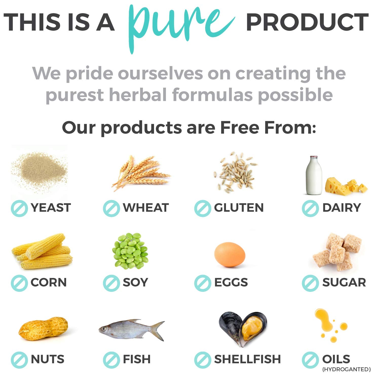 USDA Organic Turmeric Curcumin with Black Pepper and Ginger (2 Month Supply) PURE CO